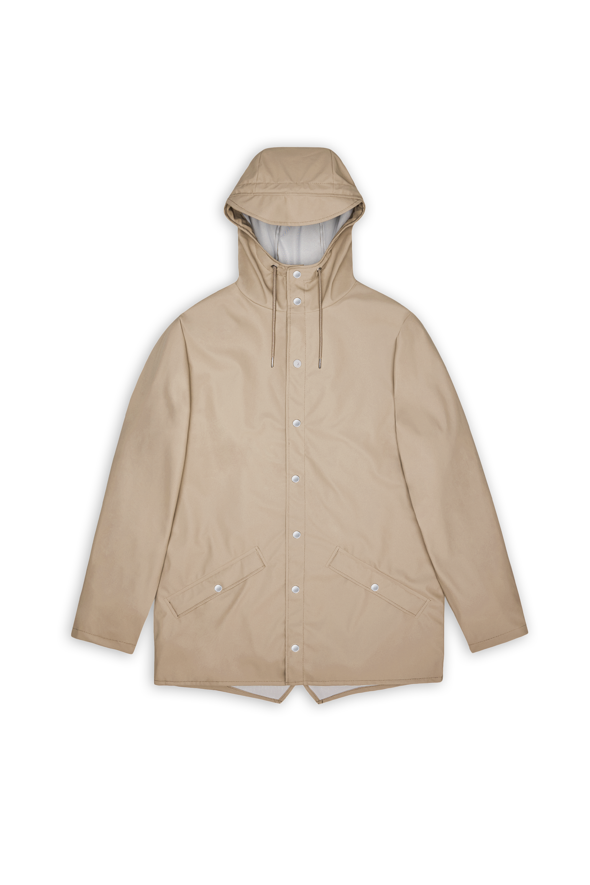 Coupe-vent imperméable à capuche Beige