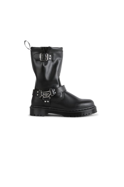 DR. MARTENS Heeled leather mid-calf boots