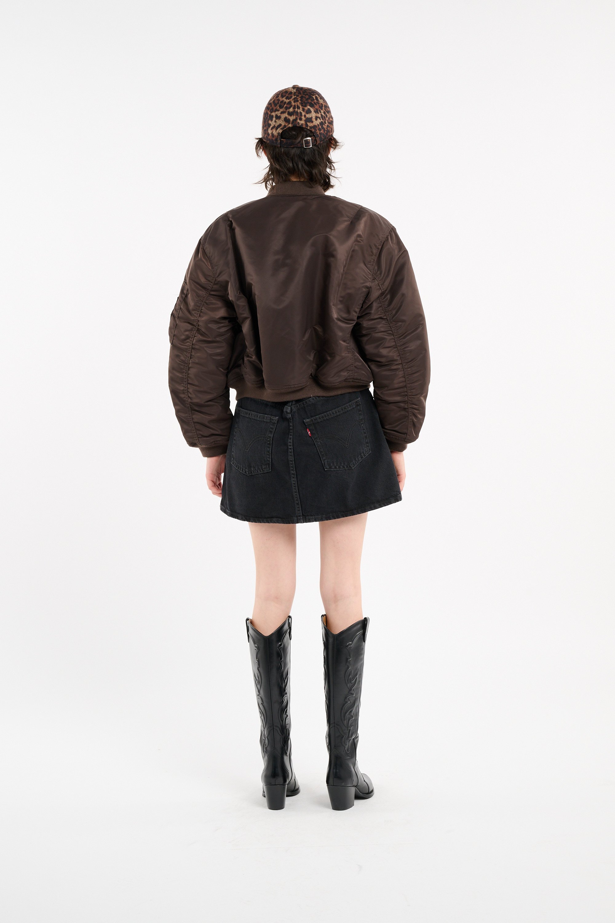 Bomber jacket | Brown SCHOTT Women