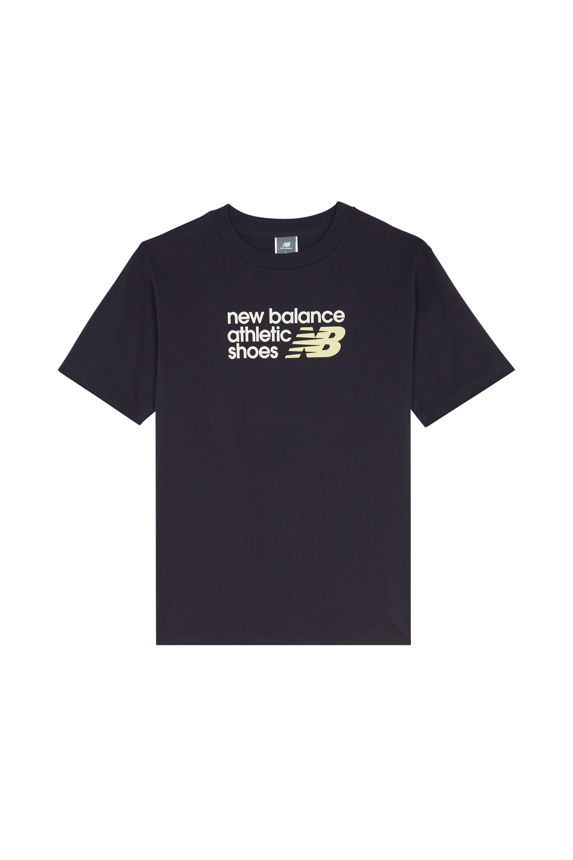 Regular-fit round-neck cotton T-shirt NB Athletics Seasonal Lifestyle Dark night