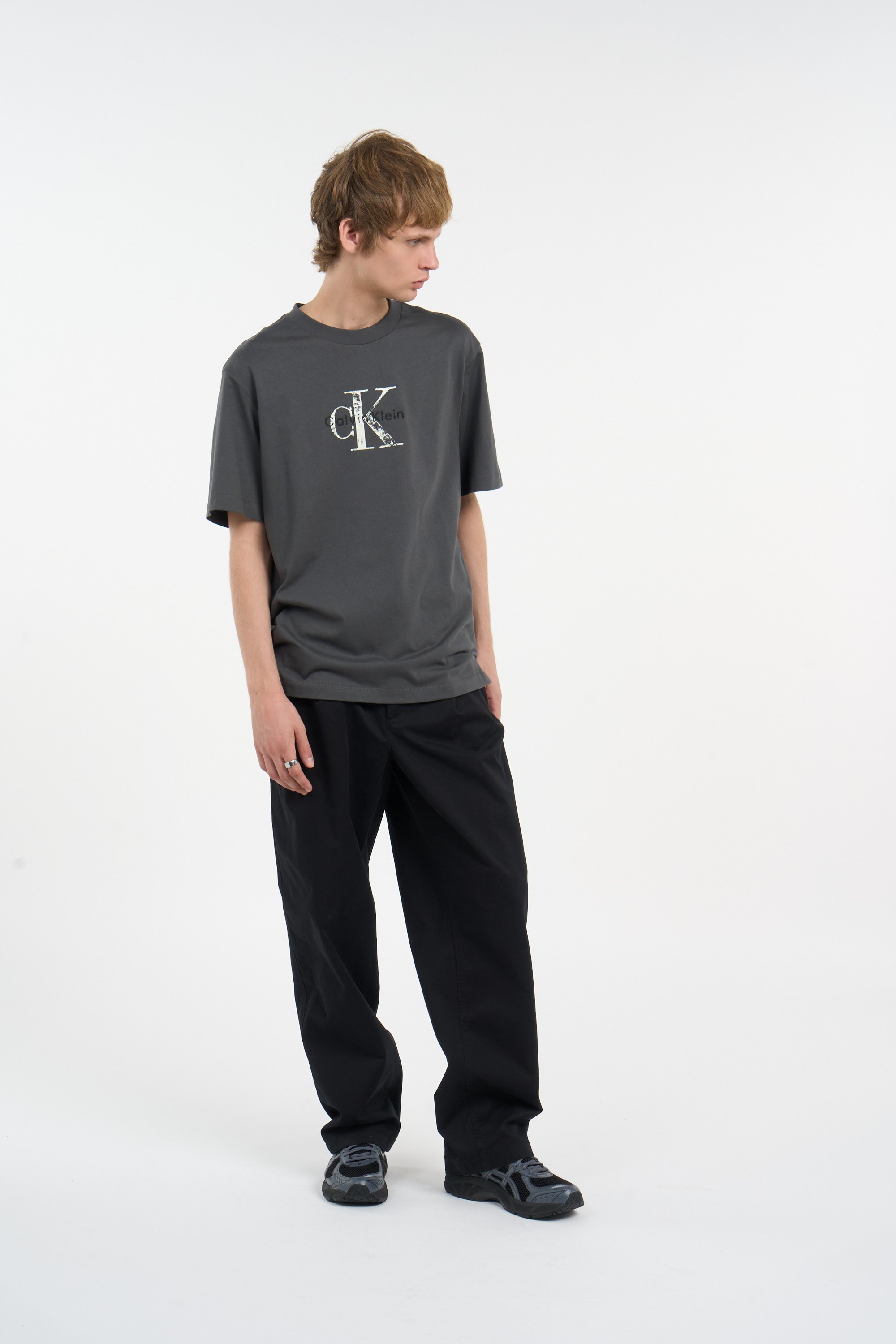 Tee-shirt | Gris CALVIN KLEIN Homme