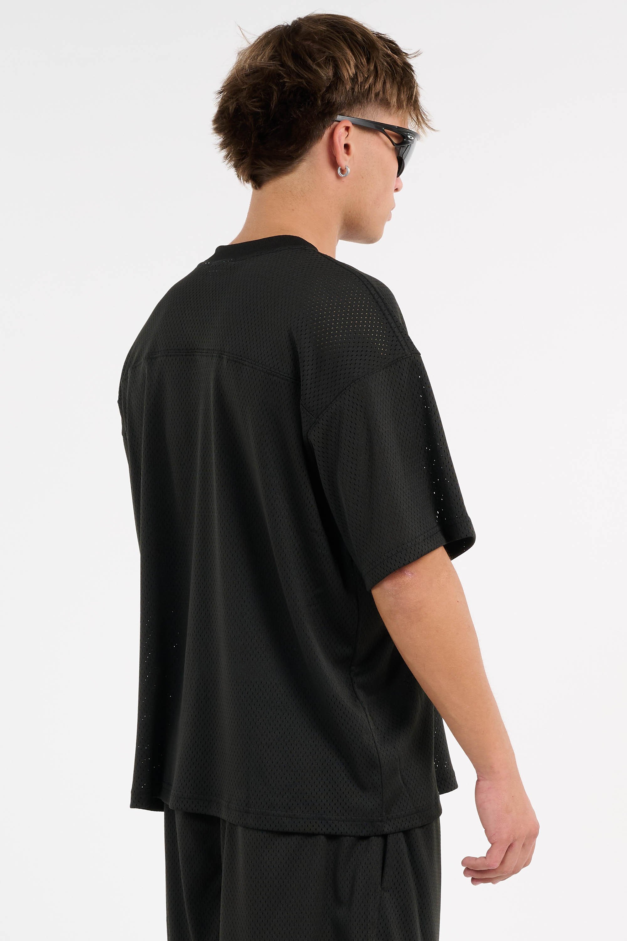 Regular-fit round-neck cotton T-shirt | Black OBEY Men