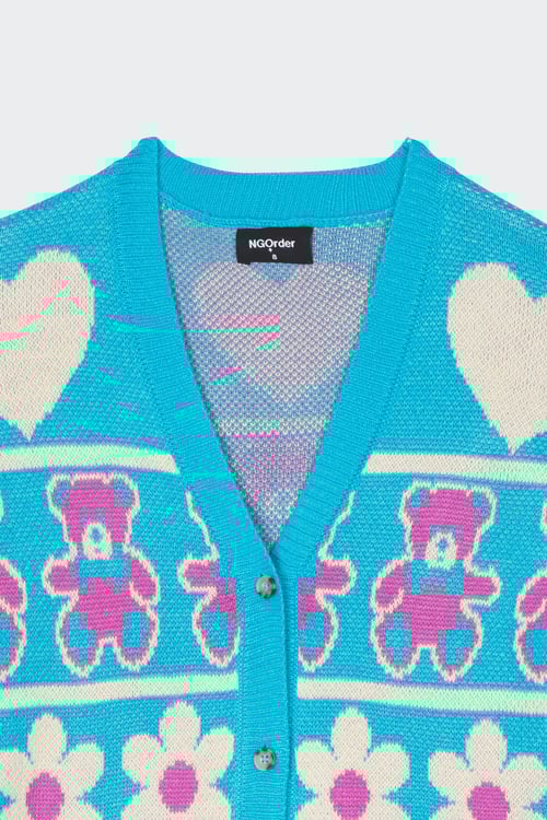 NEW GIRL ORDER cardigan  Multicolore