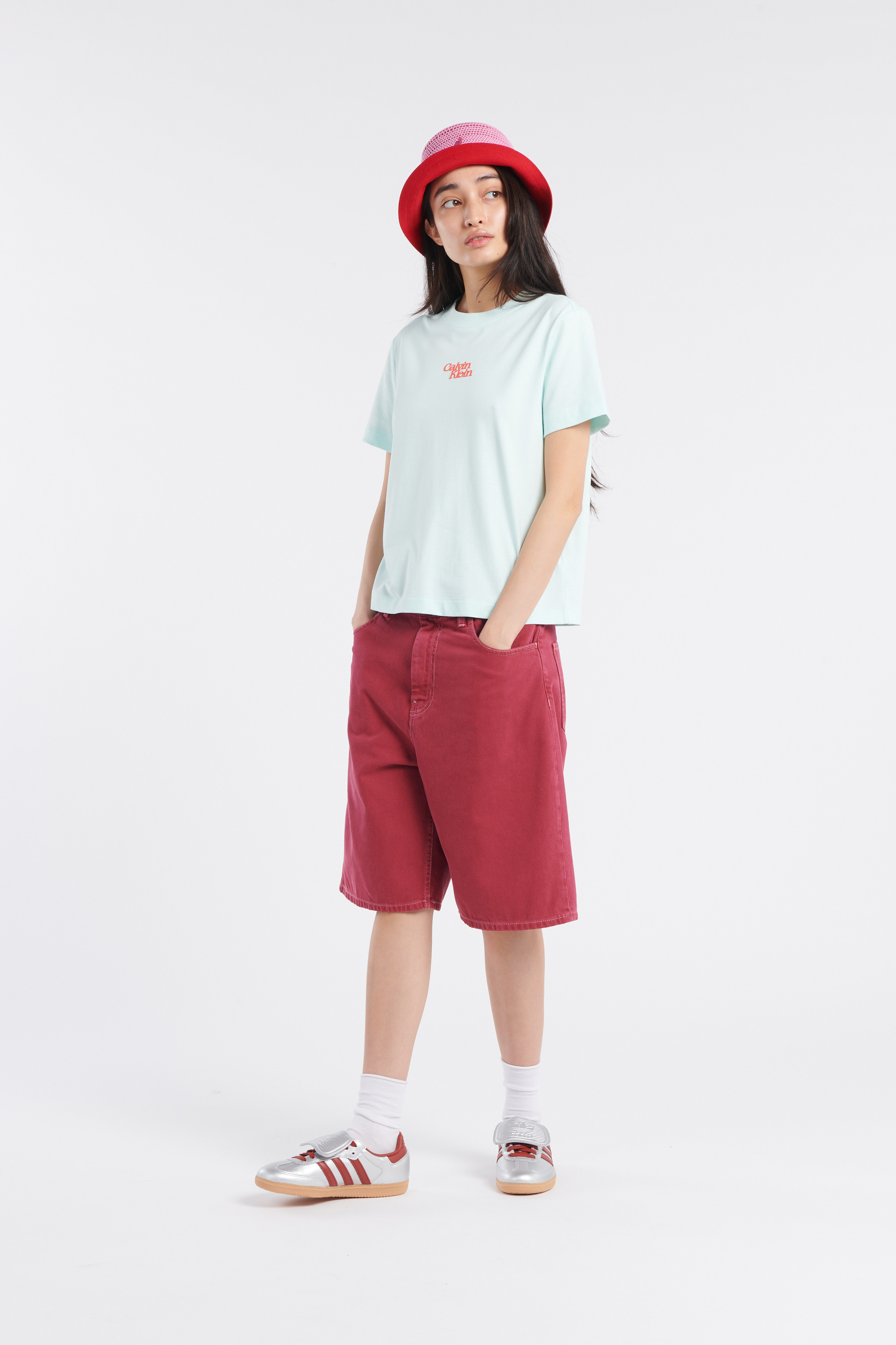 Bermuda shorts Red