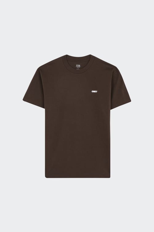 T-shirt manches courtes - Taille S Marron