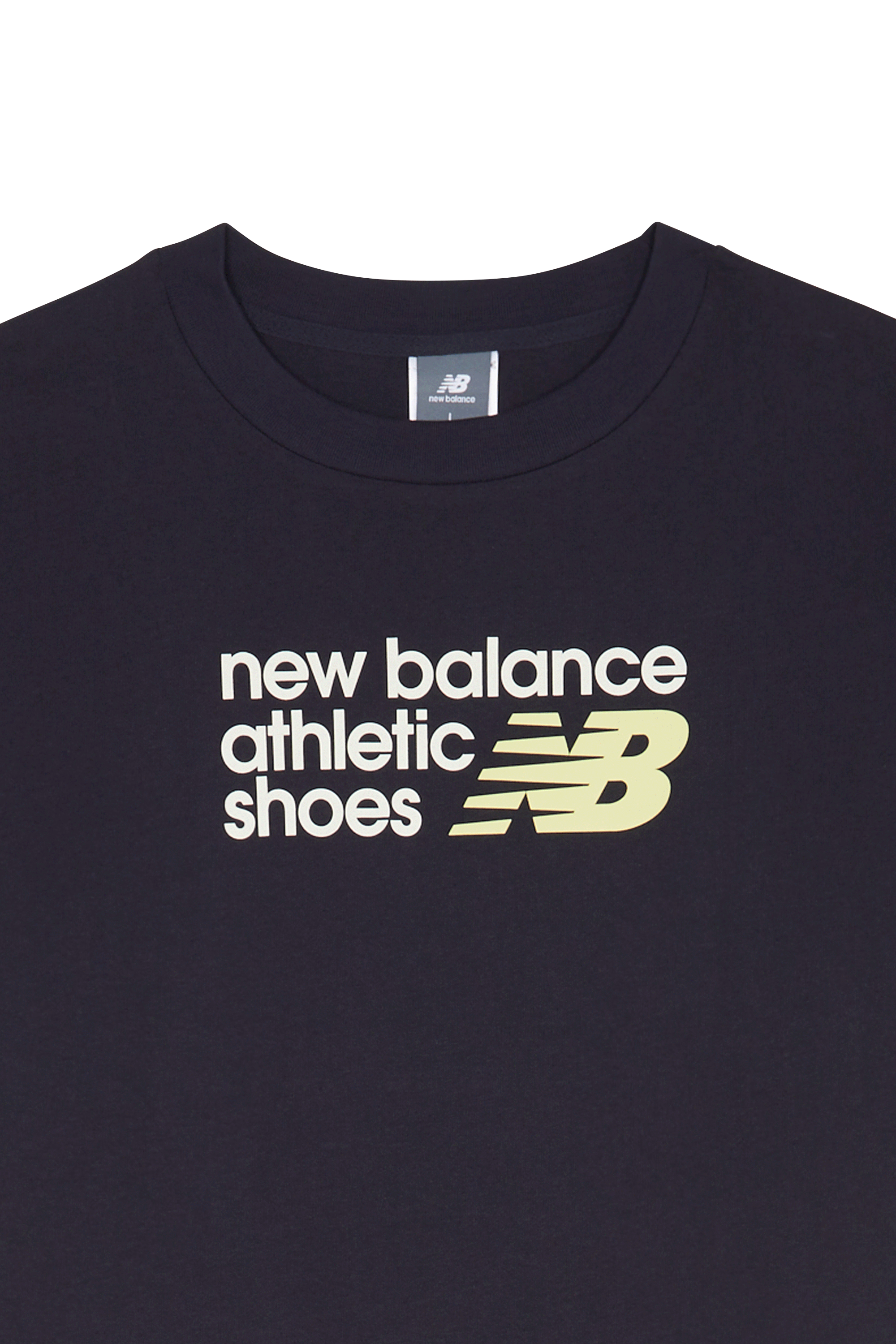 Regular-fit round-neck cotton T-shirt | Blue NEW BALANCE Men