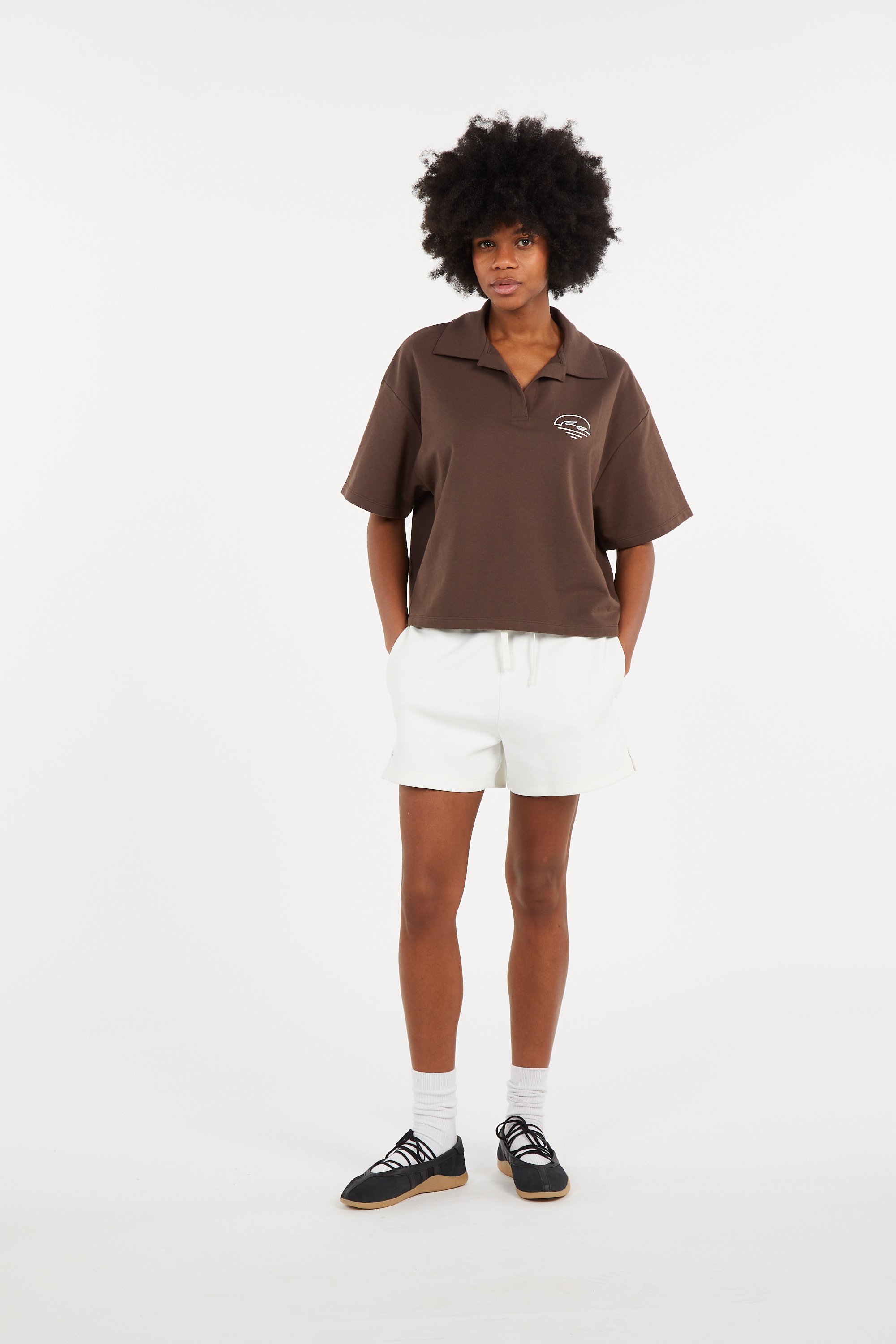 Polo LACOSTE Marron