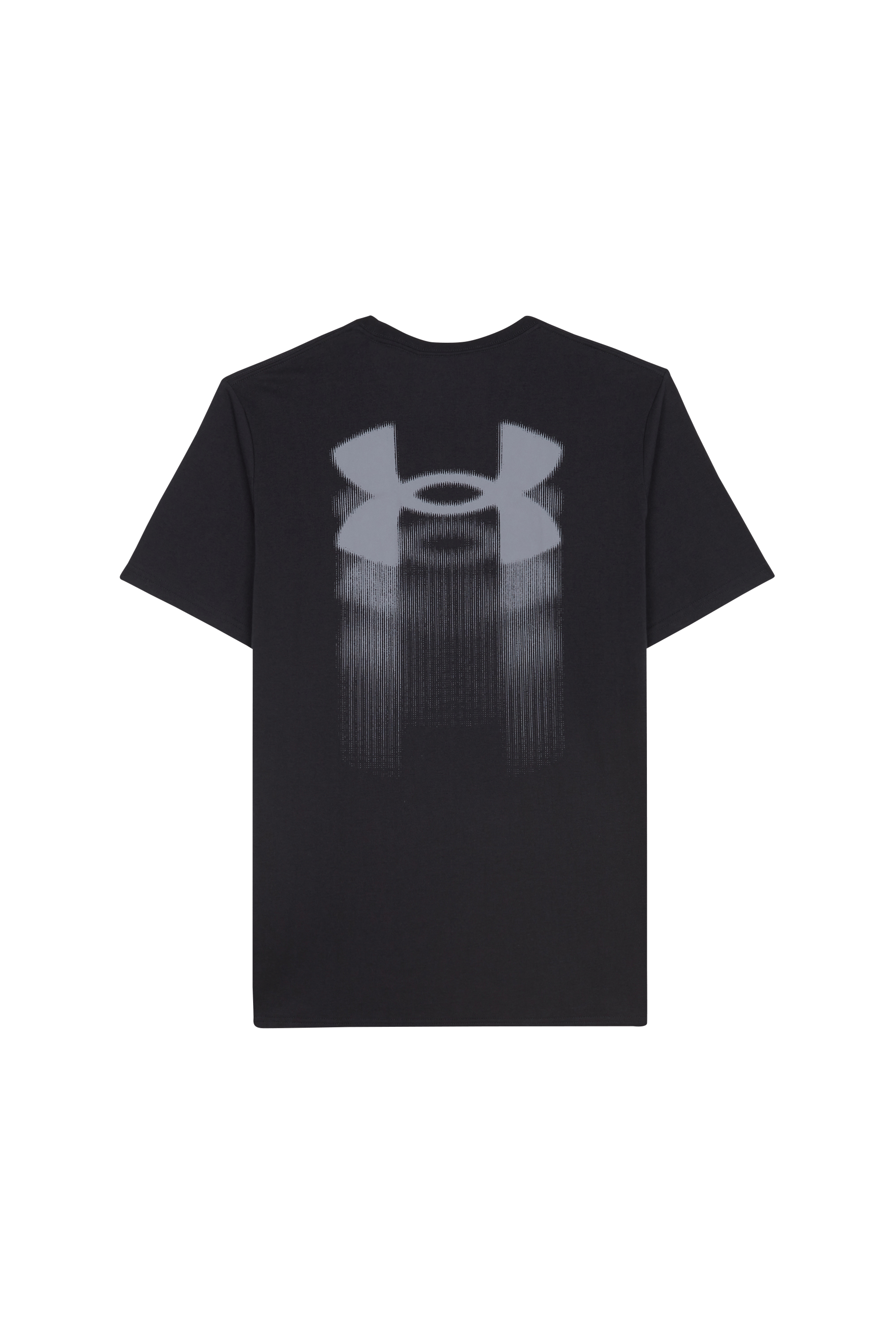 Regular-fit round-neck cotton T-shirt Black