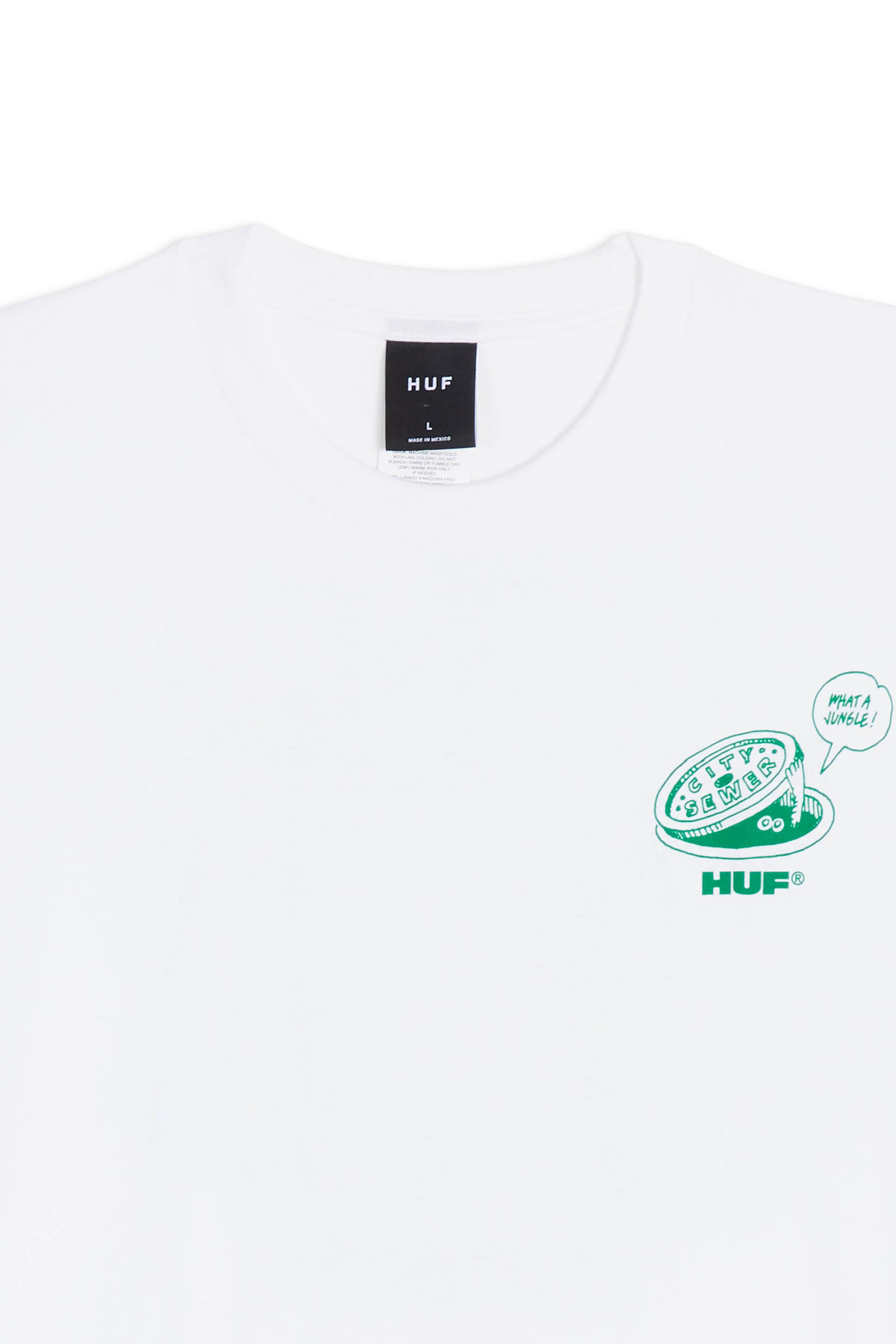 Regular-fit round-neck cotton T-shirt White