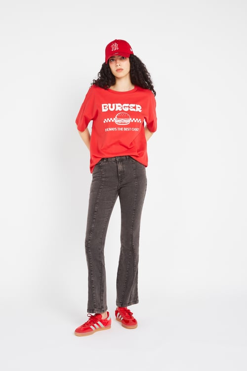 NOISY MAY T-shirt Rouge