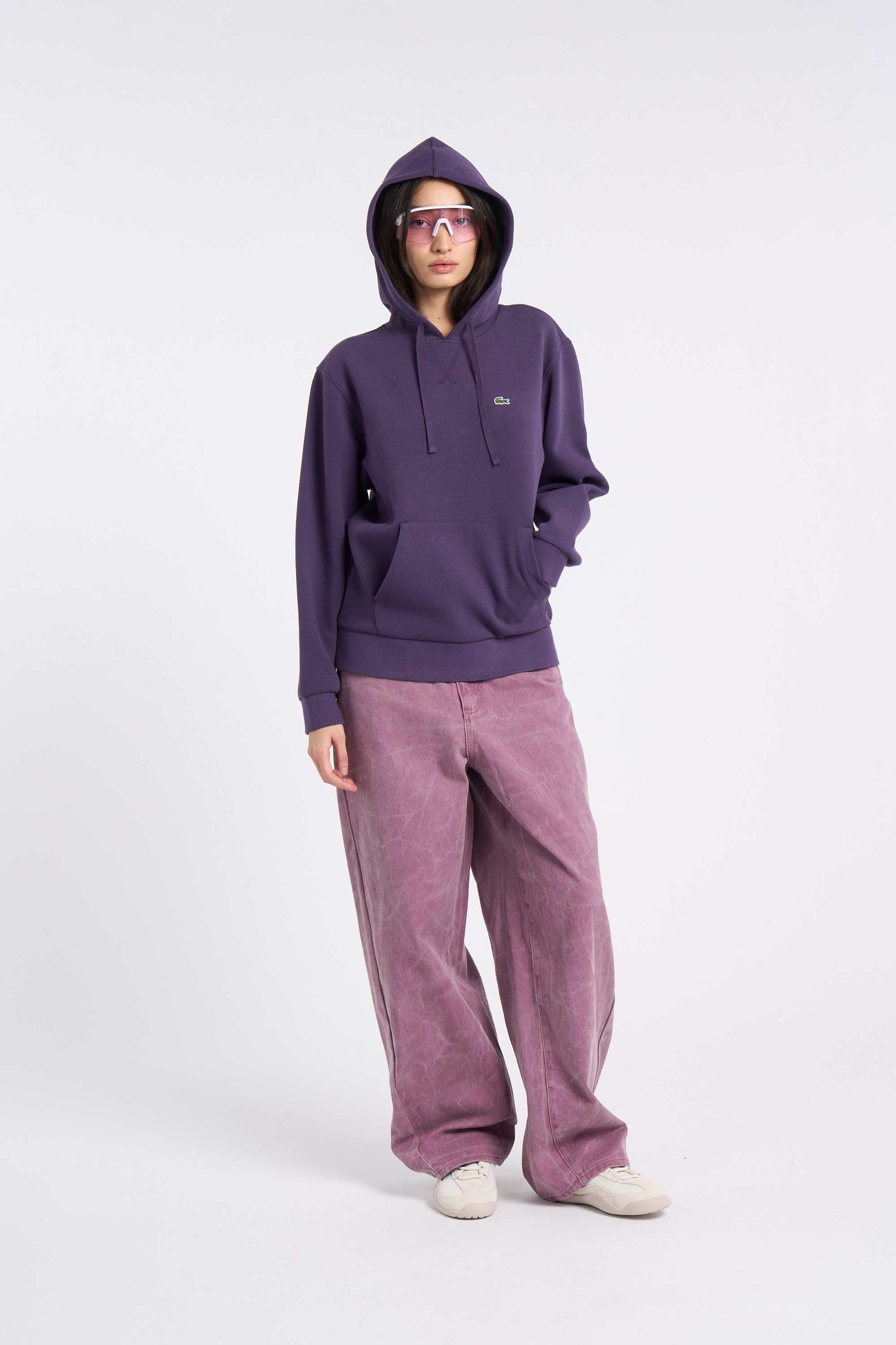 Hoodie LACOSTE Violet