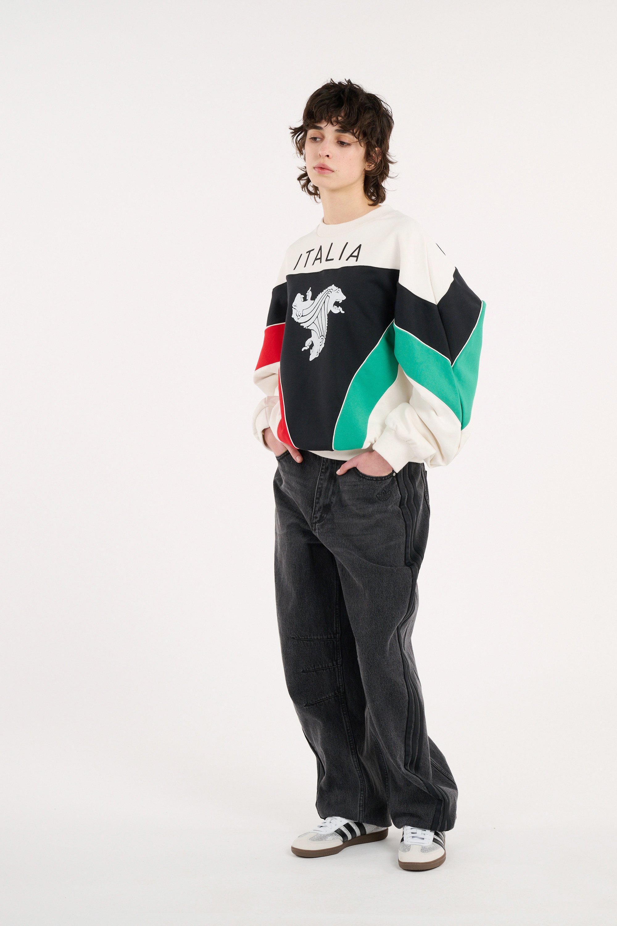 Sweatshirt ADIDAS Blanc