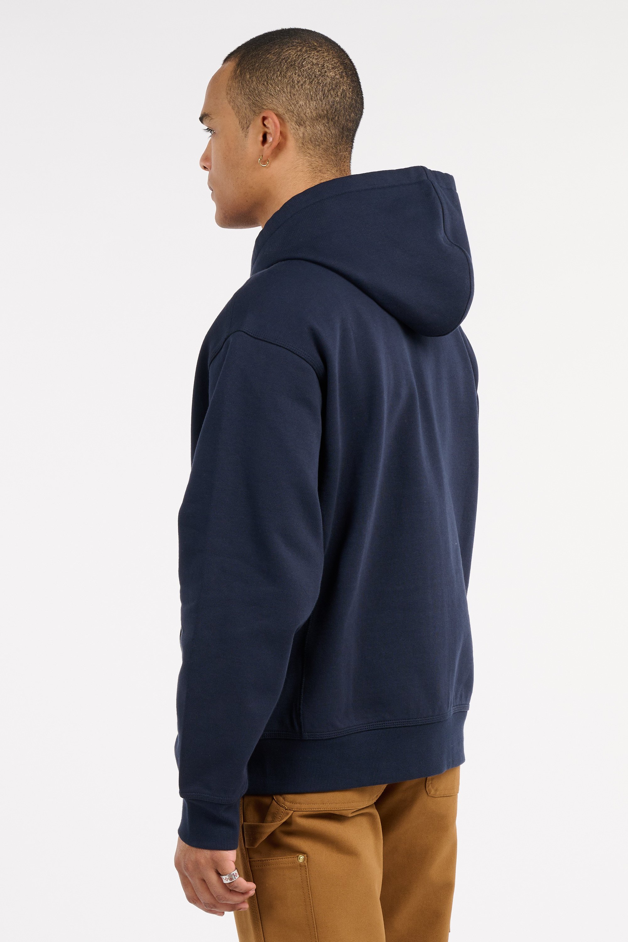 Sweatshirt zippé Bleu