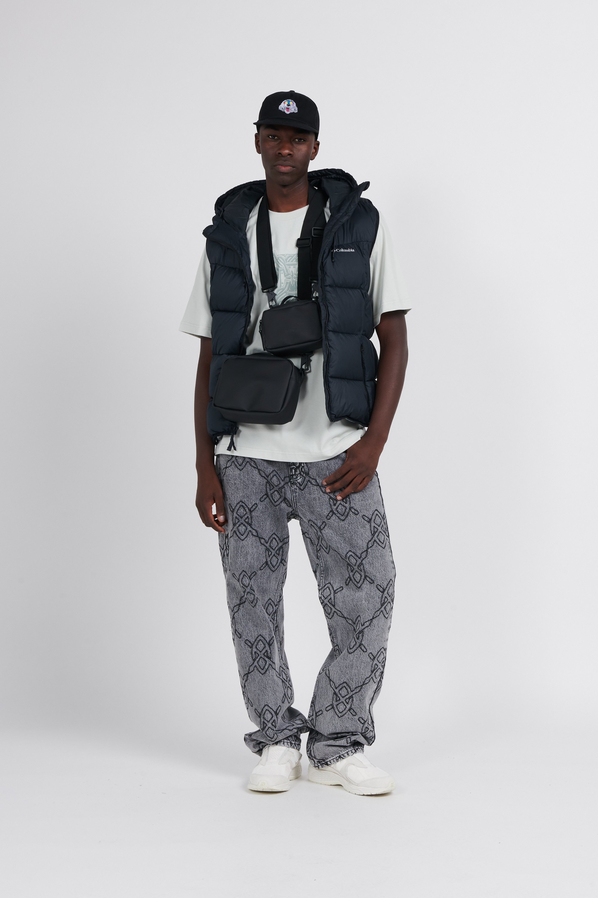 Sac bandoulière  | Noir RAINS Homme