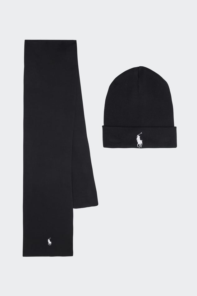 Polo ralph lauren hat and scarf set online
