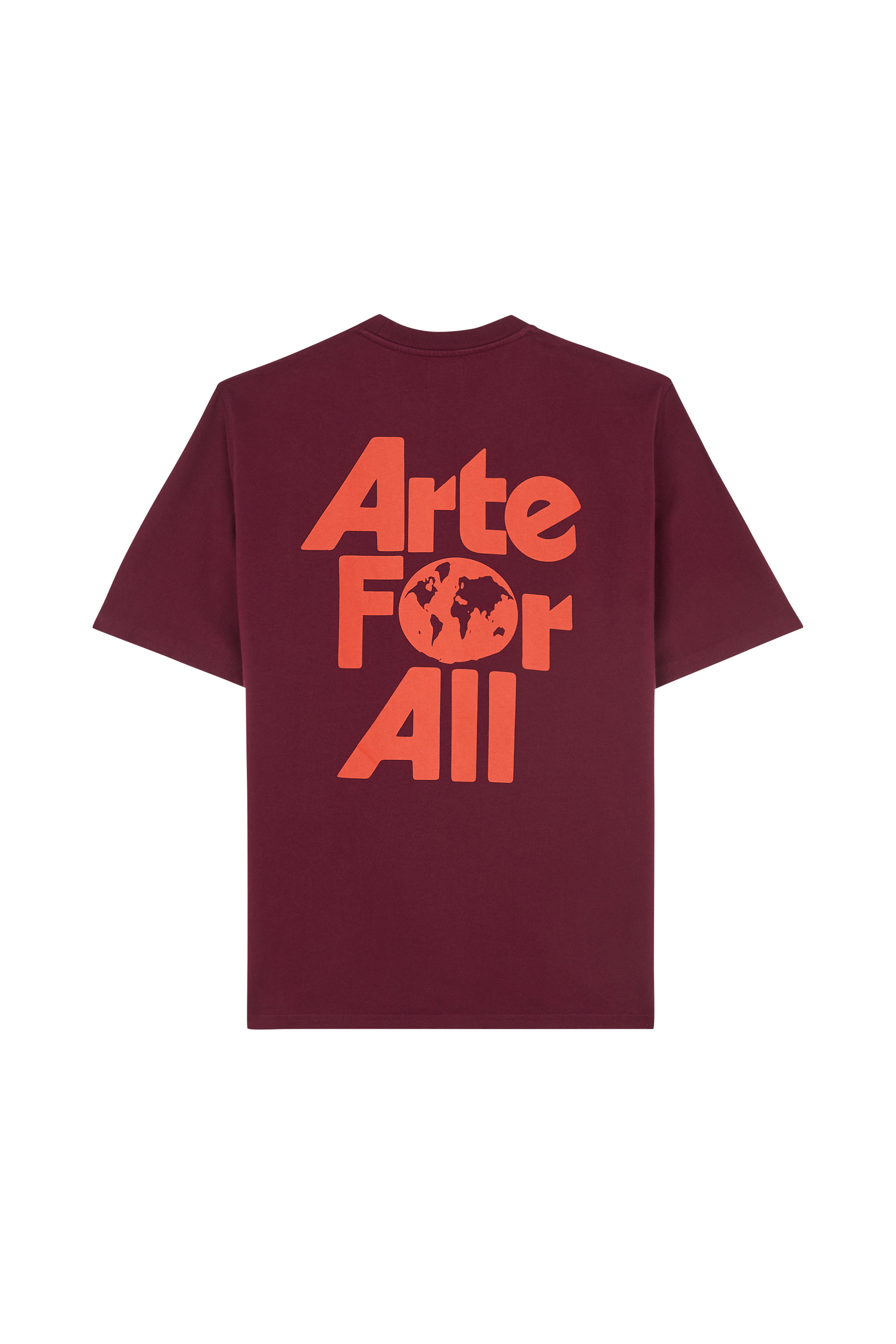 Regular-fit round-neck cotton T-shirt ARTE ANTWERP Red