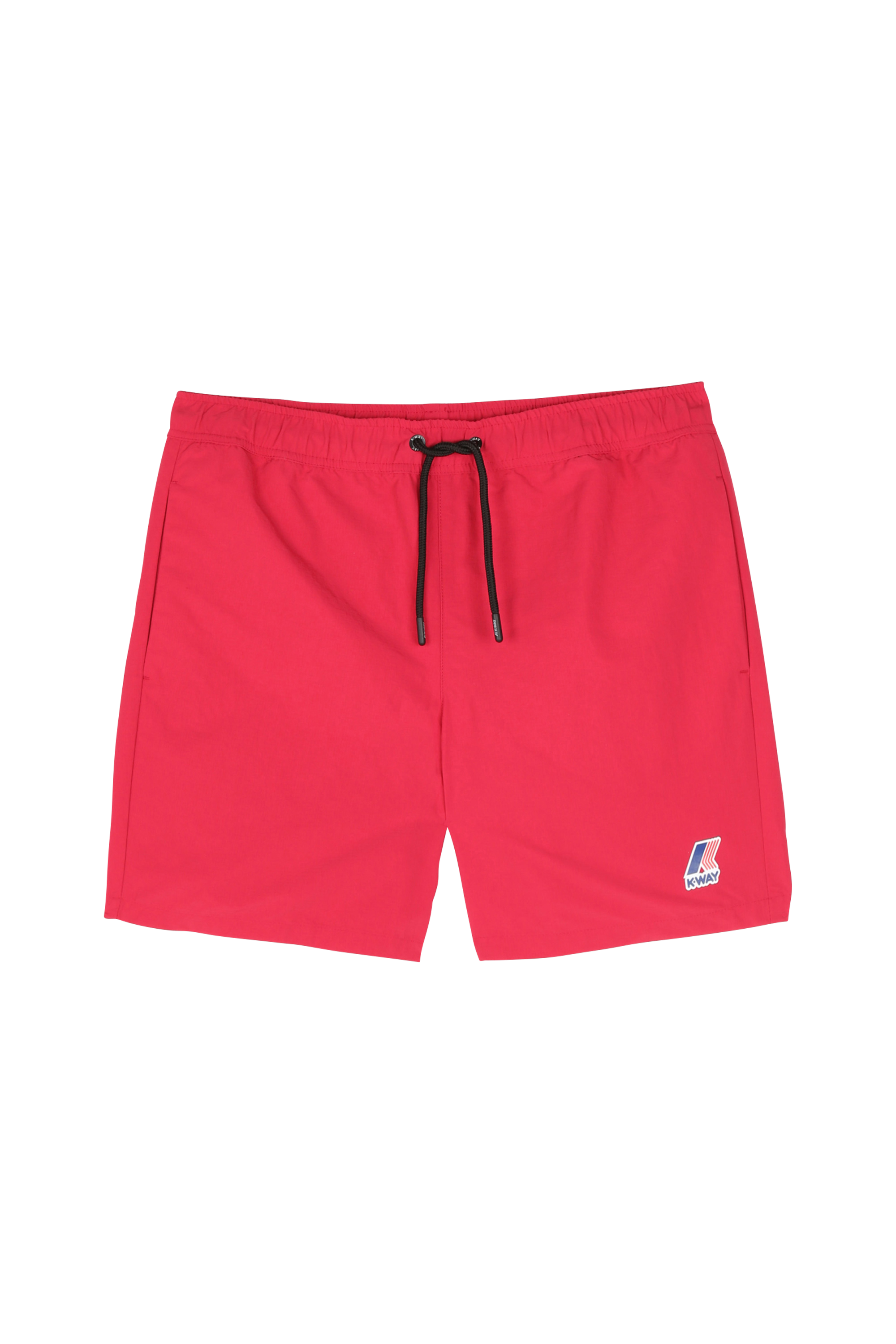 Small check nylon swim shorts K-WAY Red