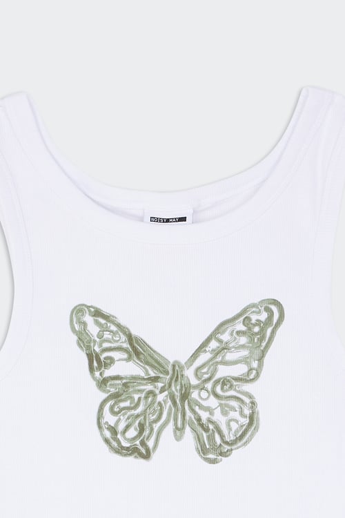 NOISY MAY Débardeur Blanc