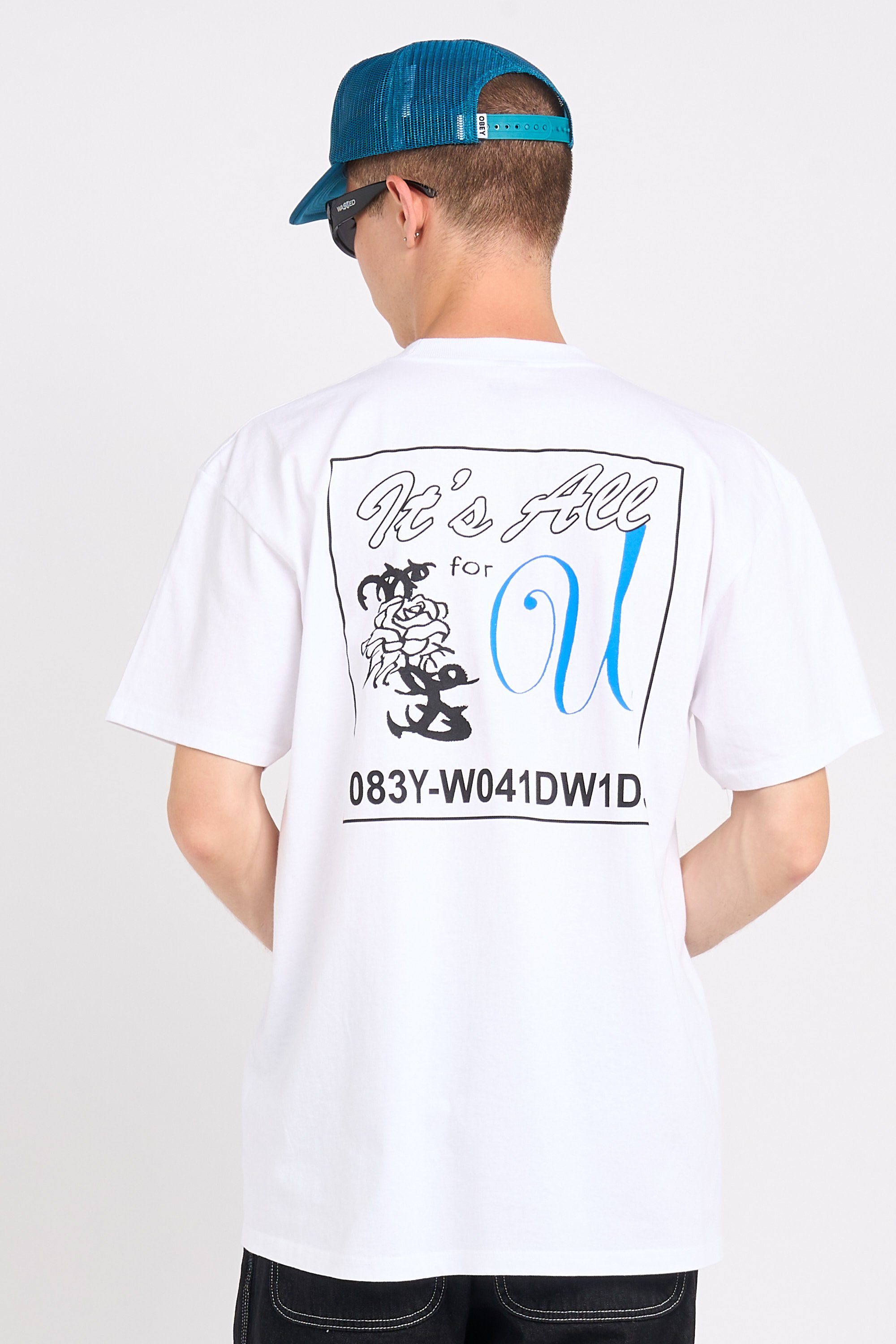 Tシャツ・カットソー OBEY Men T-shirt White 165264145 WHT T-shirt It's all for you White Obey - Men | Citadium