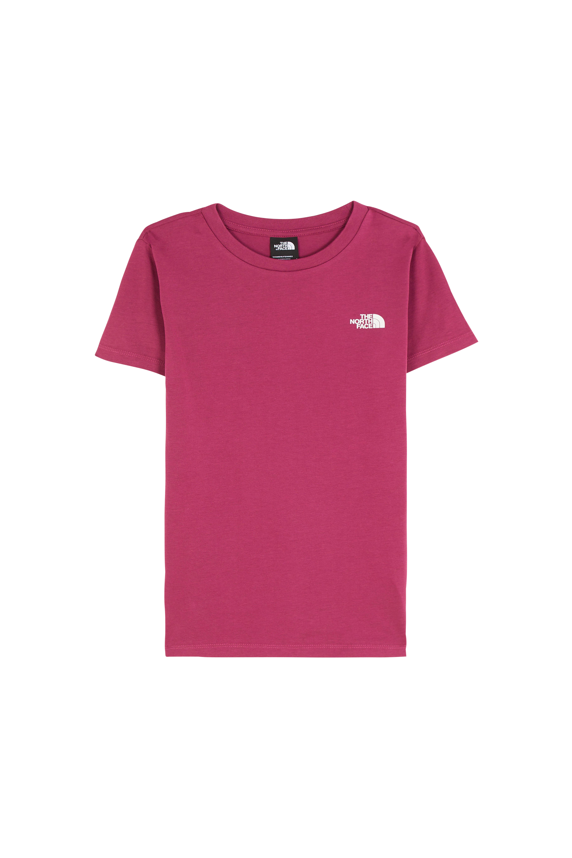 Regular-fit round-neck cotton T-shirt Red