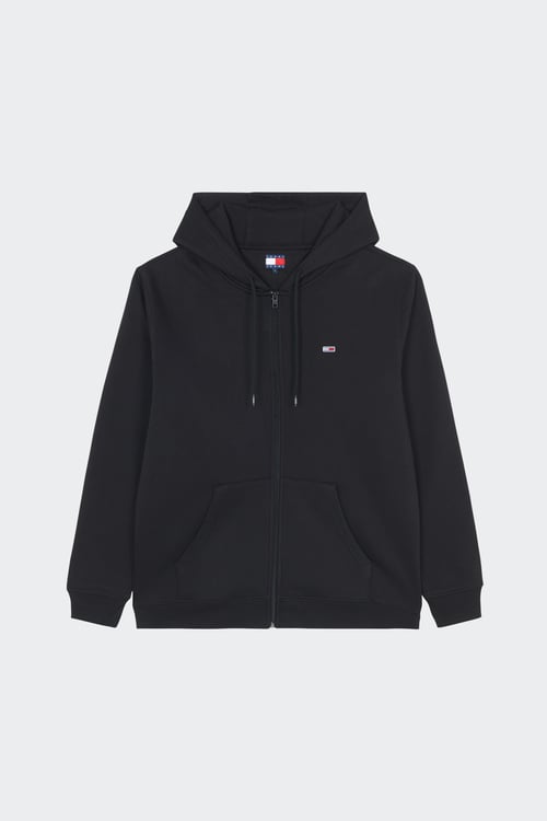 TOMMY JEANS Hoodie zippé Noir