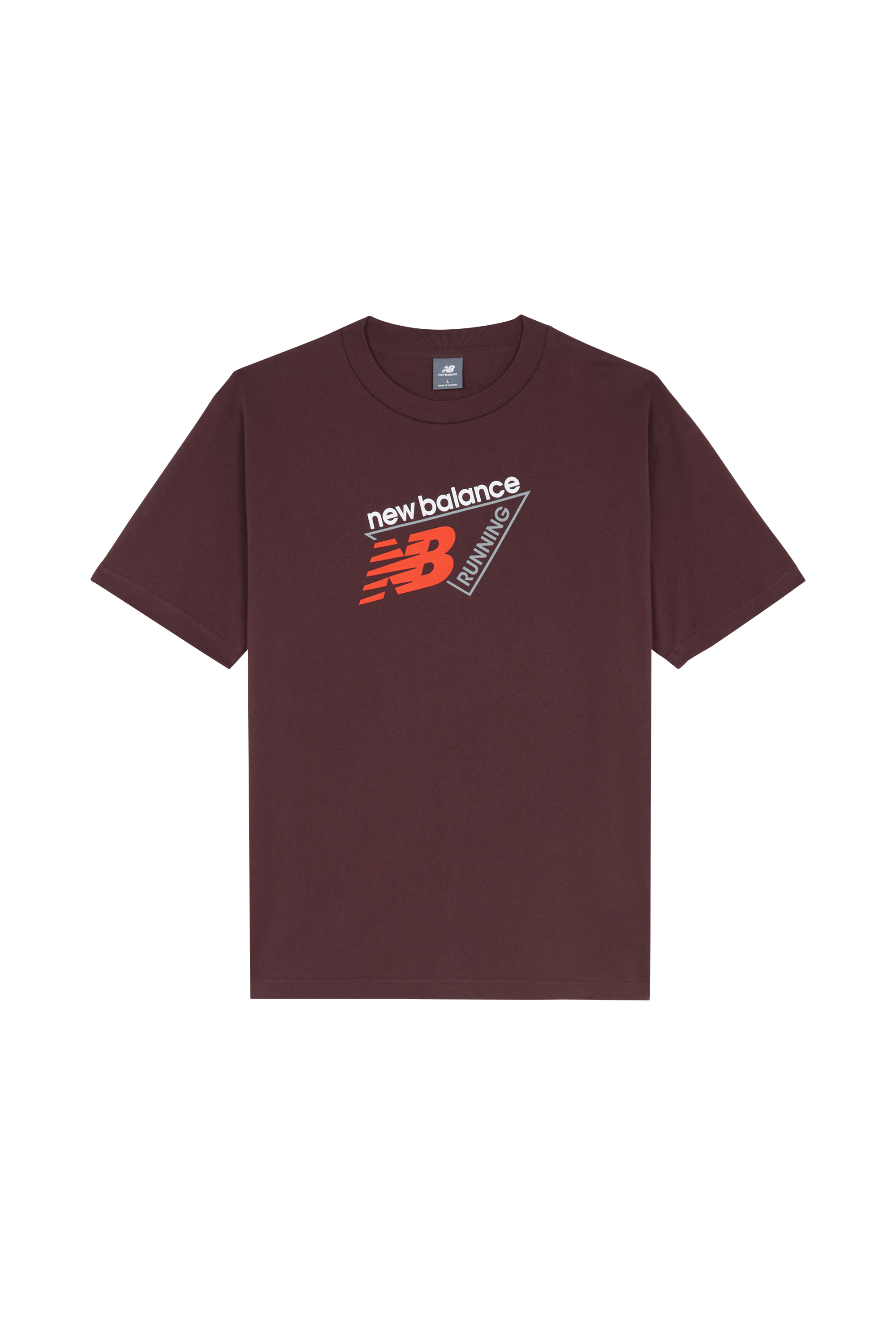 Regular-fit round-neck cotton T-shirt NEW BALANCE Red