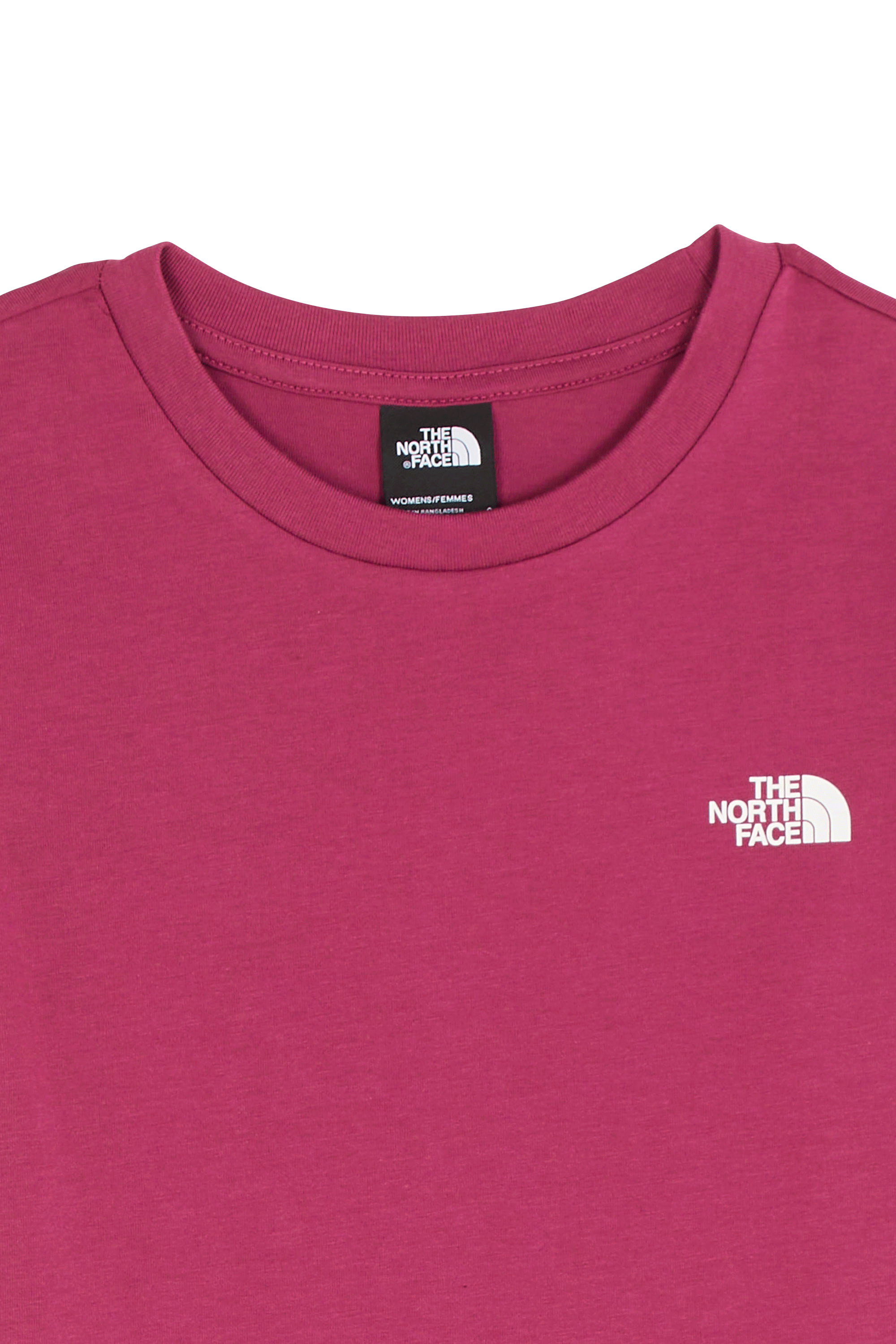 Regular-fit round-neck cotton T-shirt Red