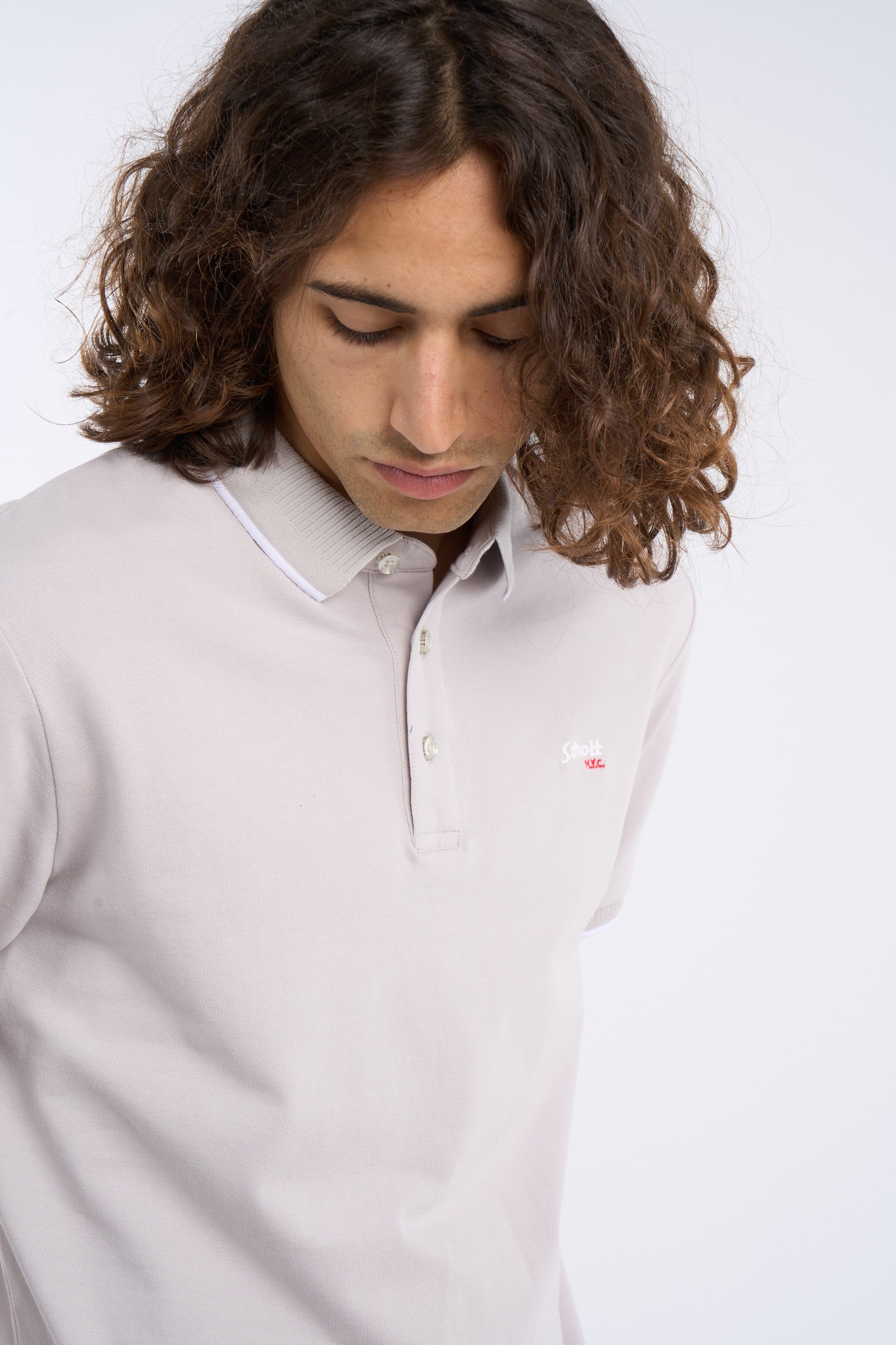 Polo | Gris by SCHOTT Polo Gris