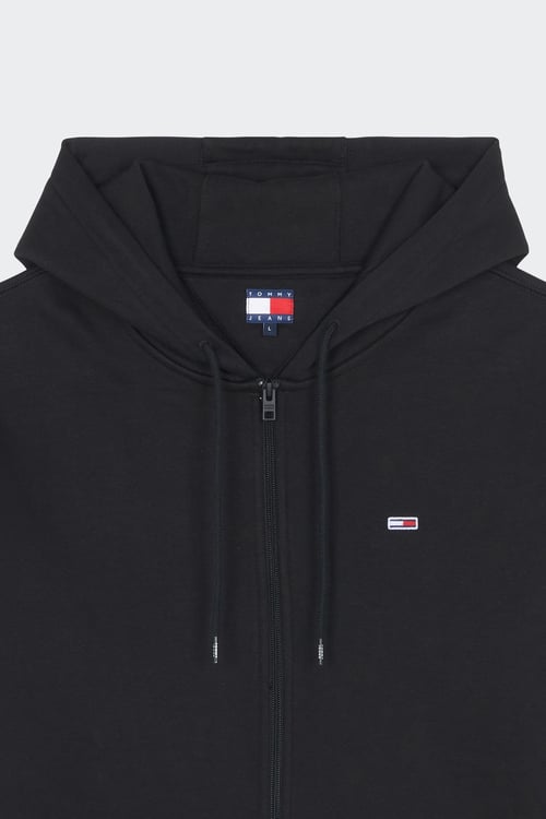 TOMMY JEANS Hoodie zippé Noir