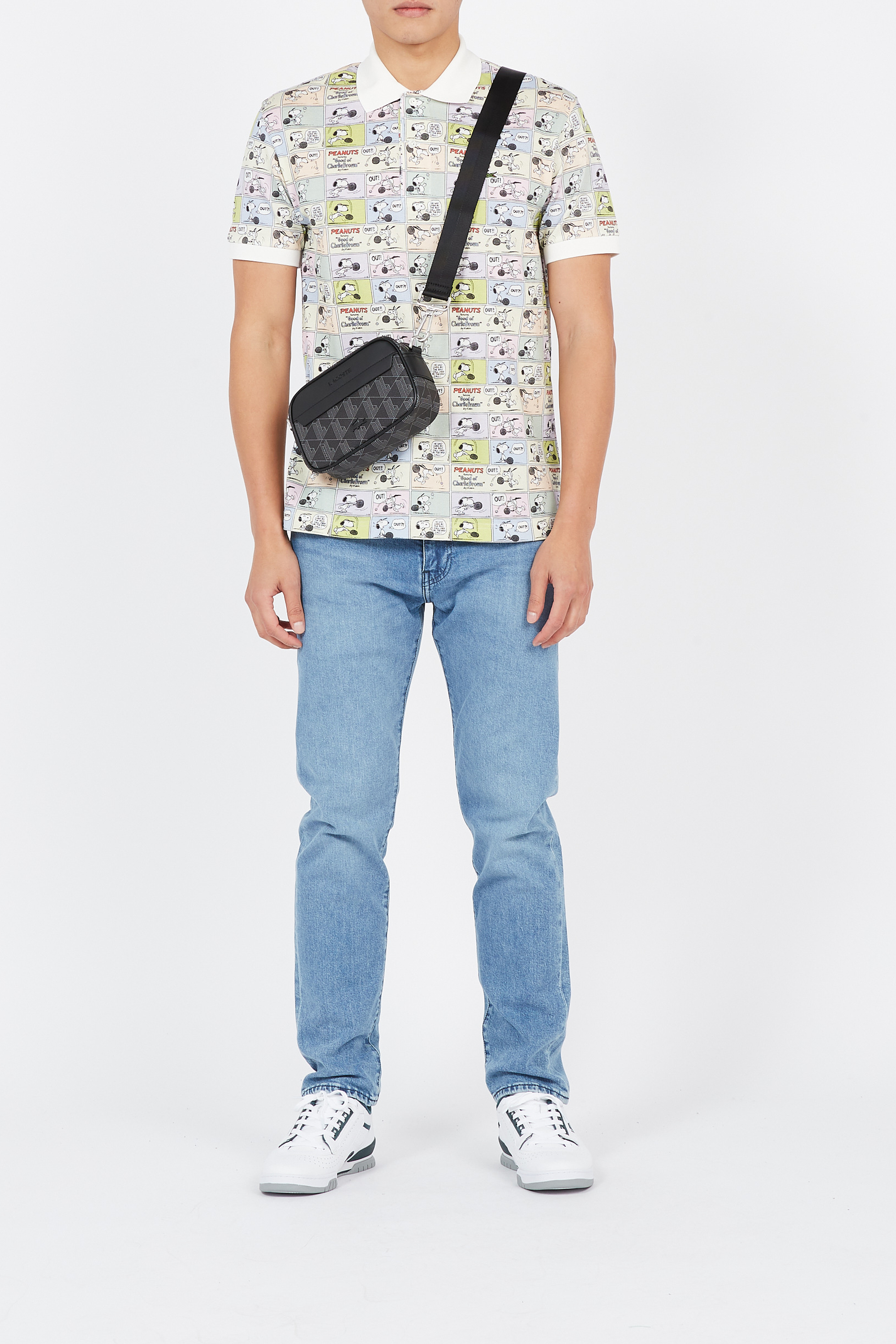 Sac bandoulière | Gris LACOSTE Homme
