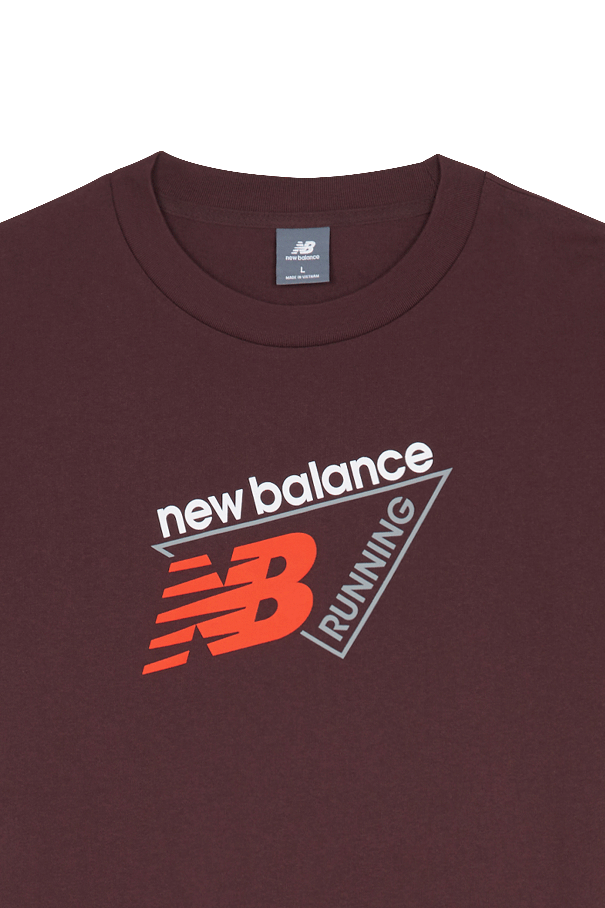 Regular-fit round-neck cotton T-shirt NEW BALANCE Red