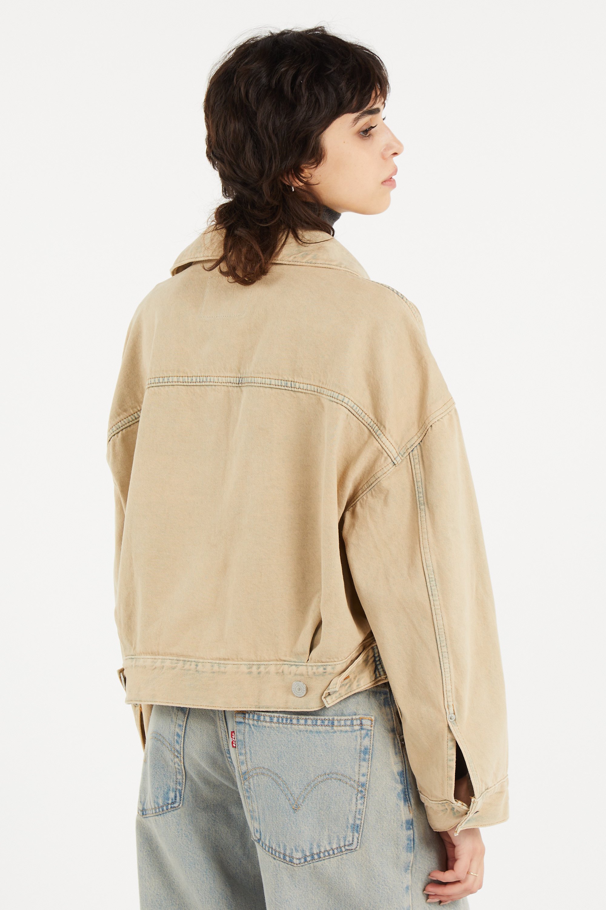 Veste jean court et ample en coton | Bleu LEVI'S Femme