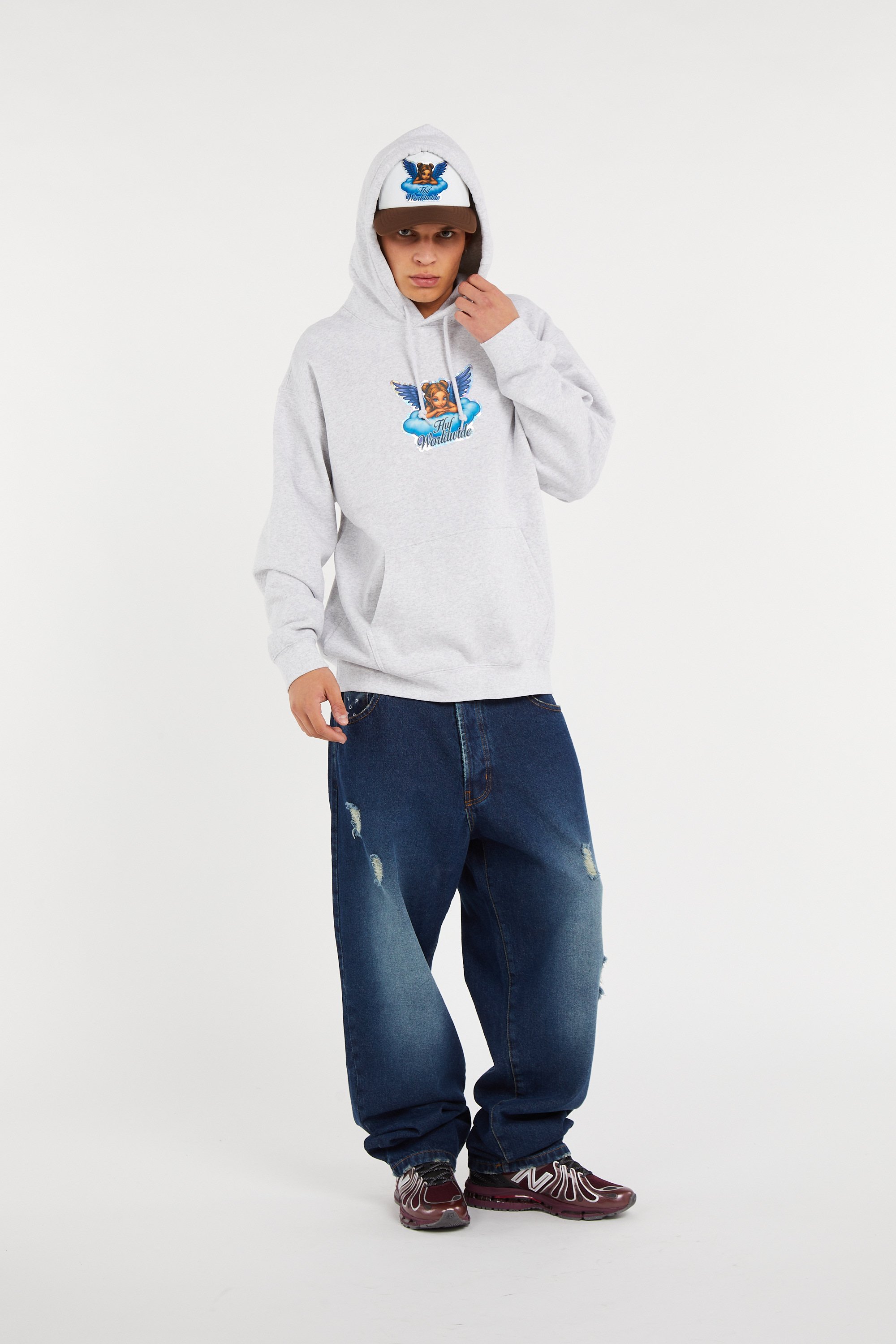 Hoodie HUF Grey