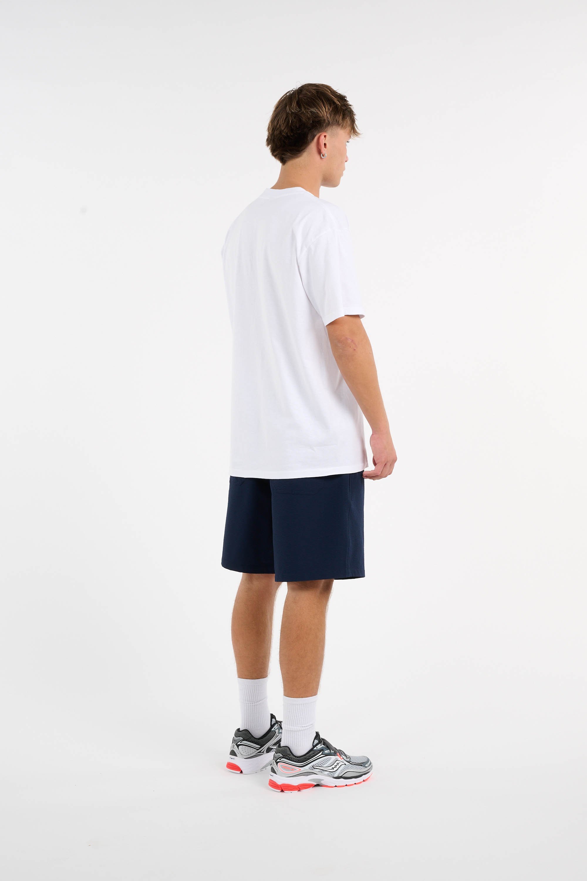 Men?s Storm 96 LO fabric and leather sneakers | Grey SAUCONY Men