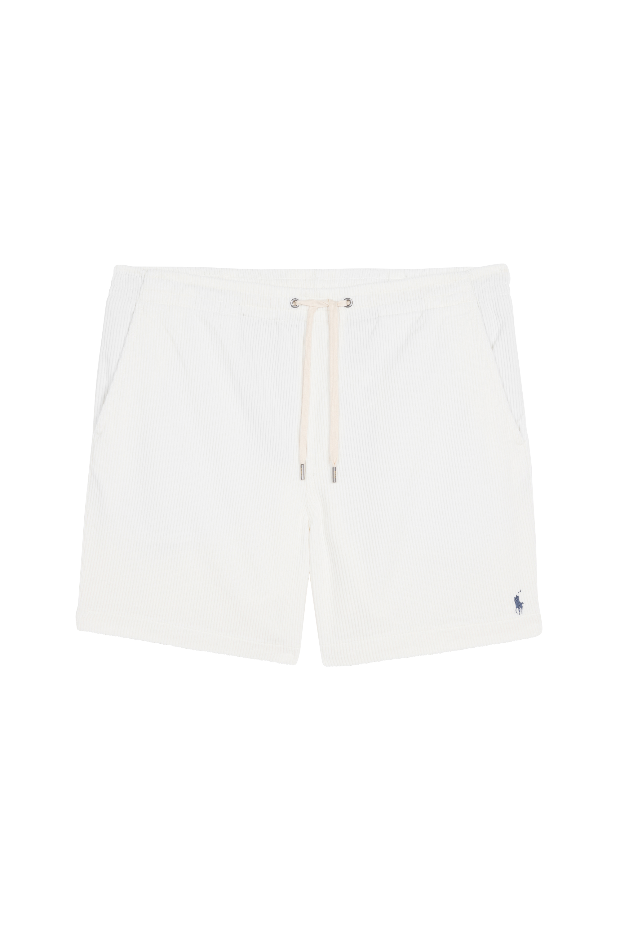 Short en velours Blanc