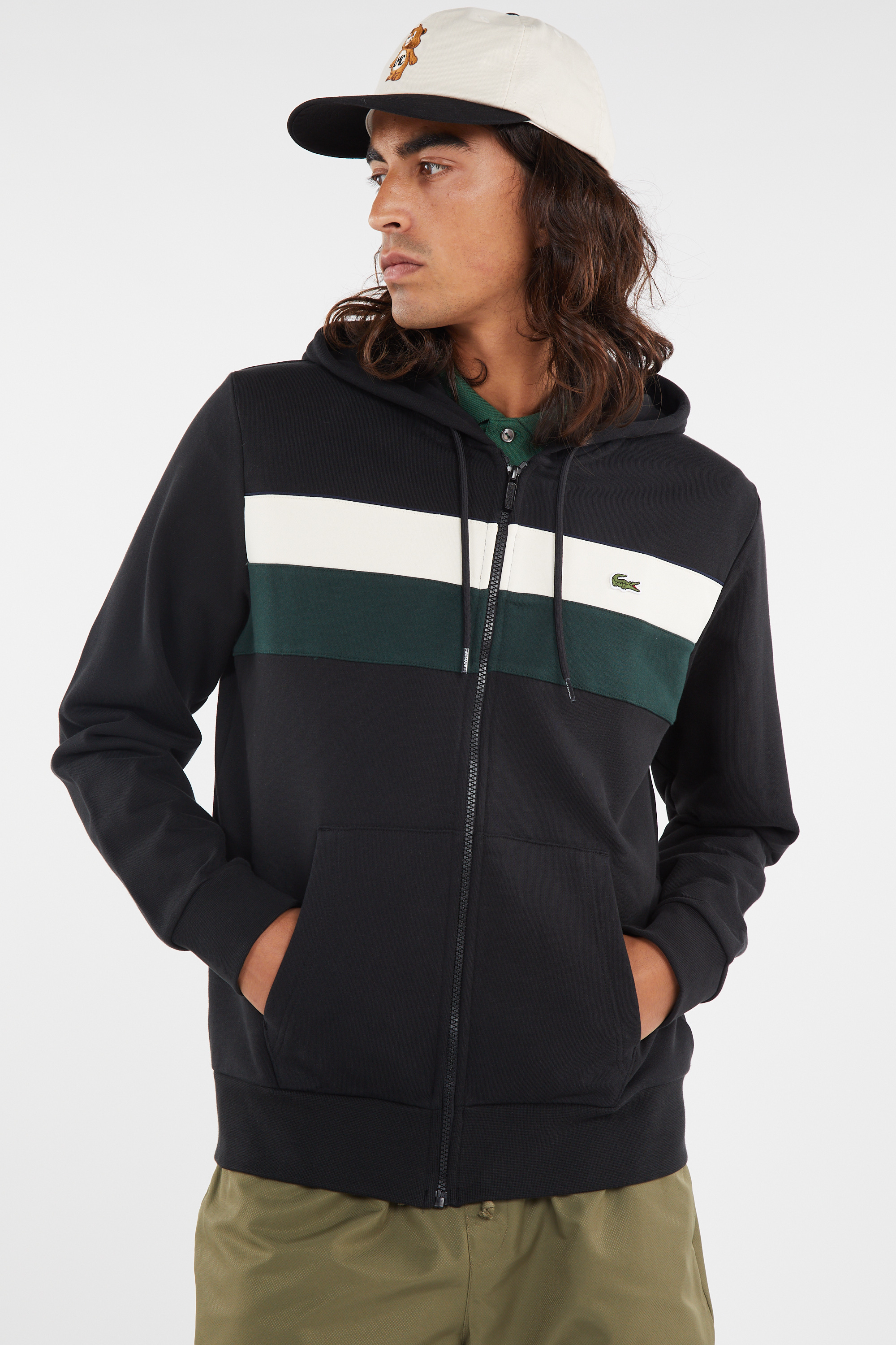 Hoodie zippé Noir