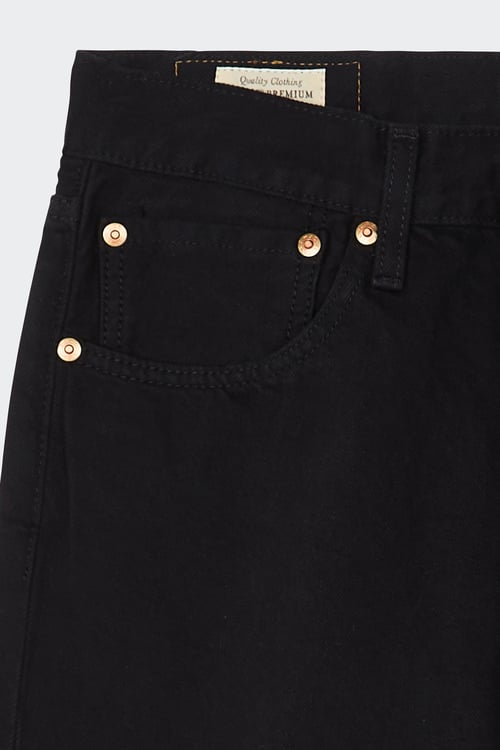 LEVI'S Jean 501 regular-fit en coton stretch Noir