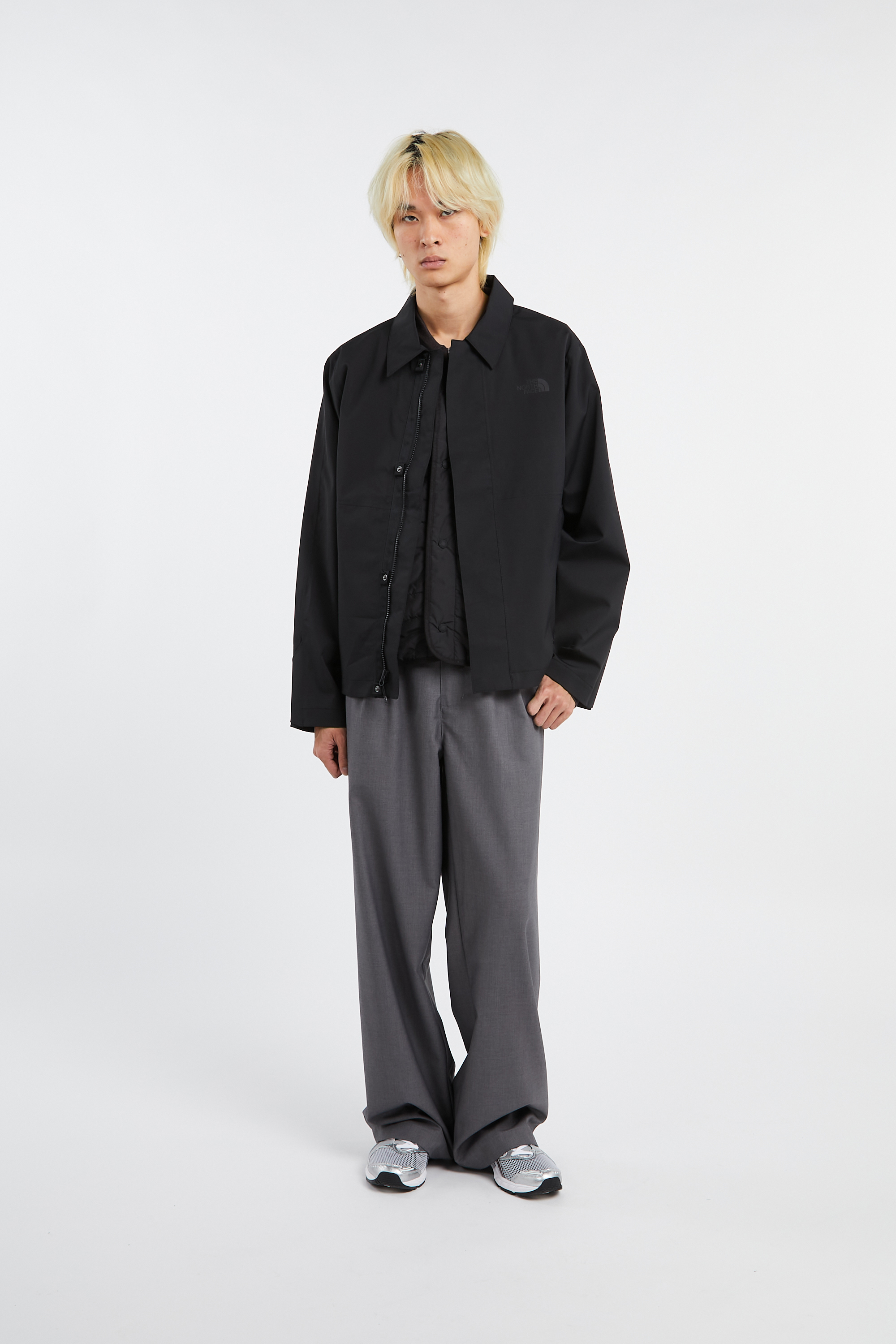 Pantalon à pinces Gris