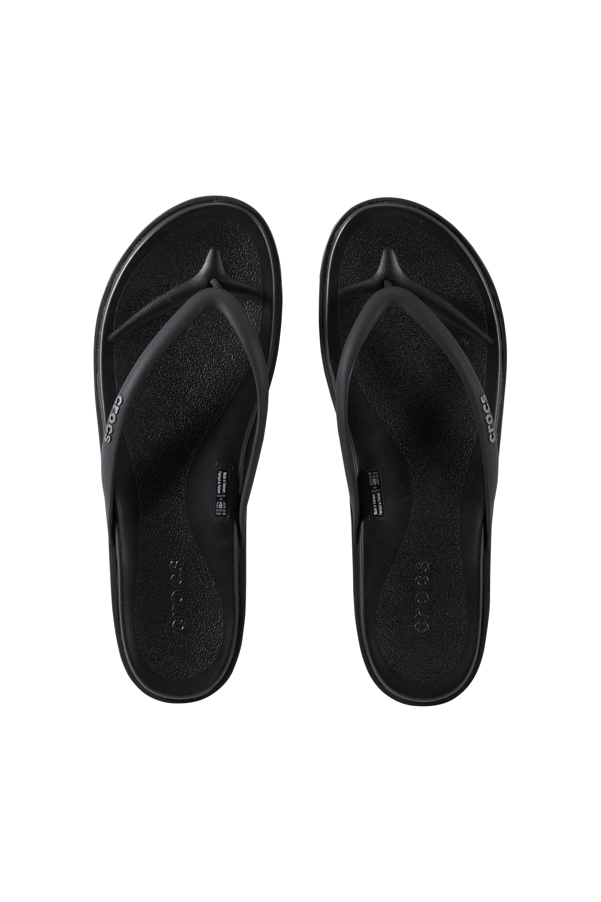 Tongs | Noir CROCS Femme