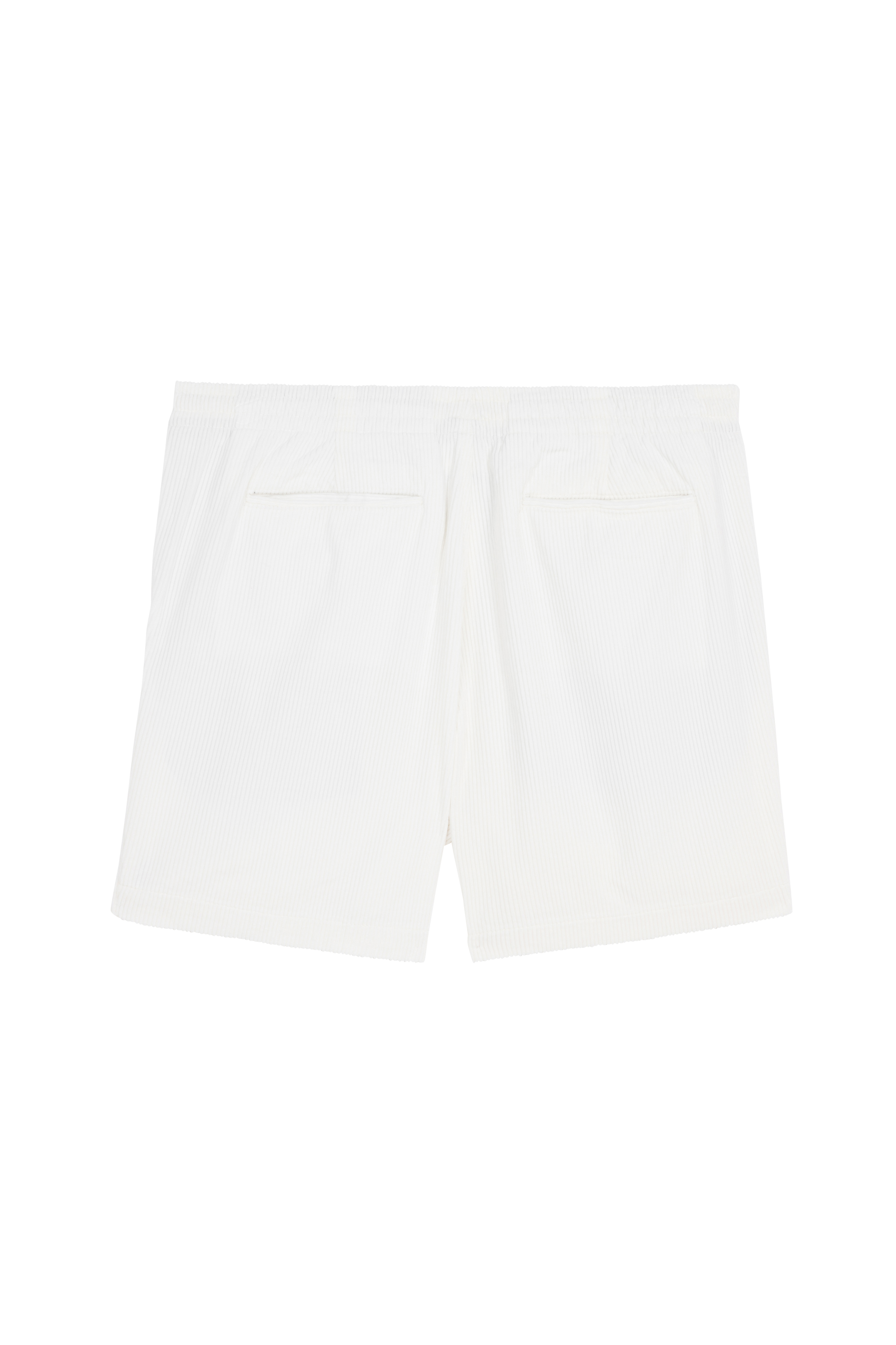 Short en velours Blanc