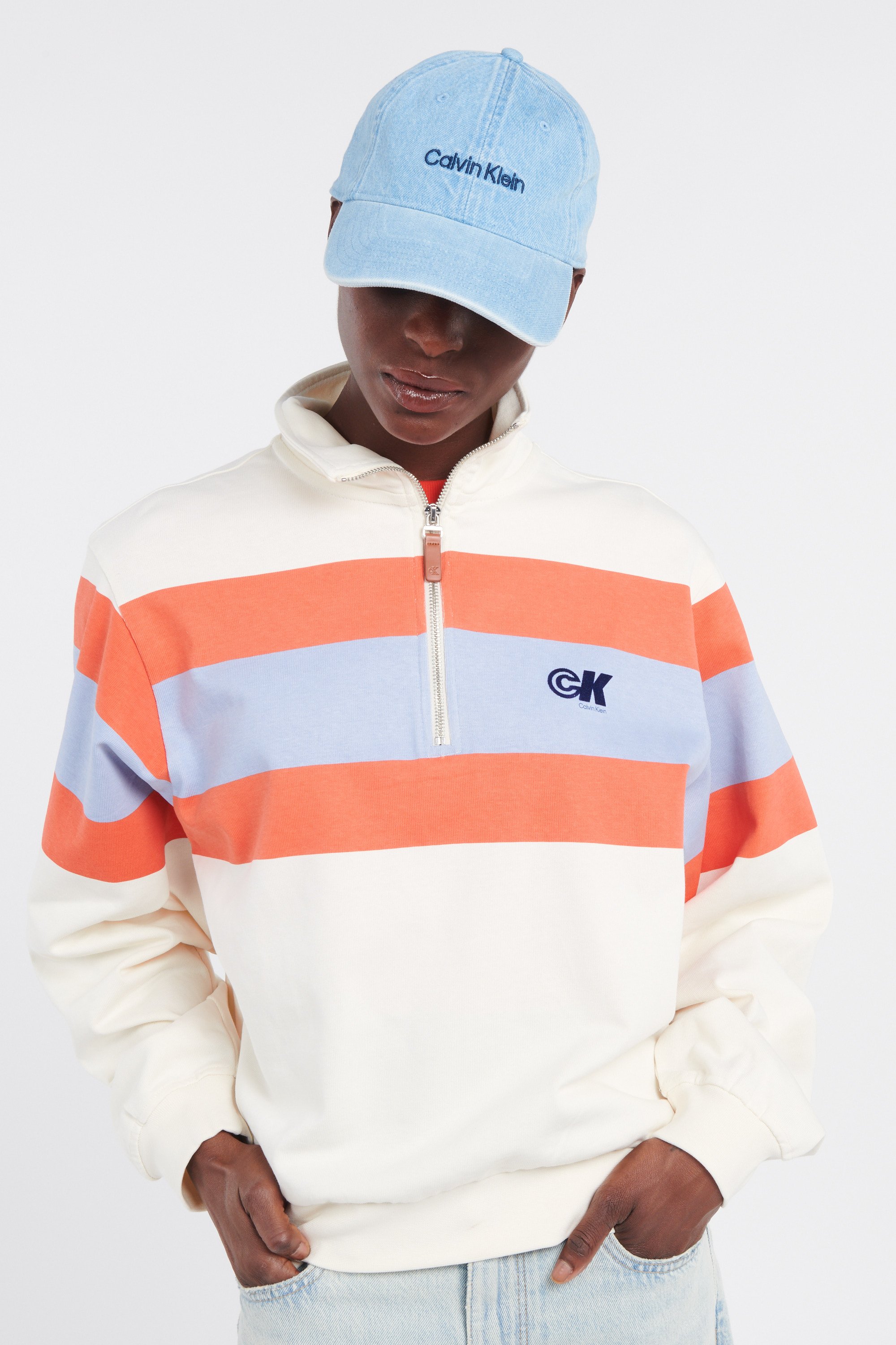 sweatshirt | White by CALVIN KLEIN sweatshirt White