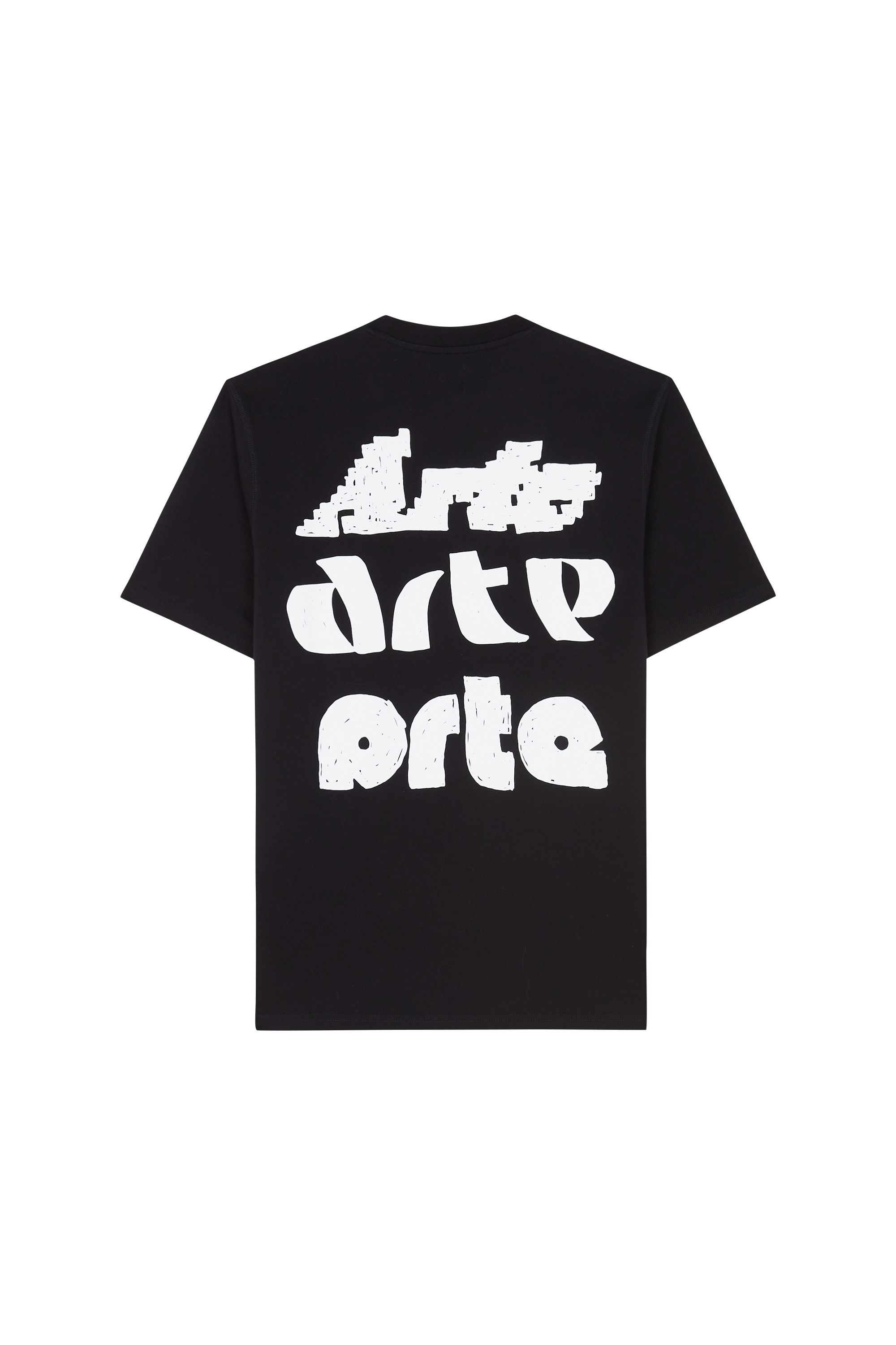 T-shirt Multi Arte Print Black