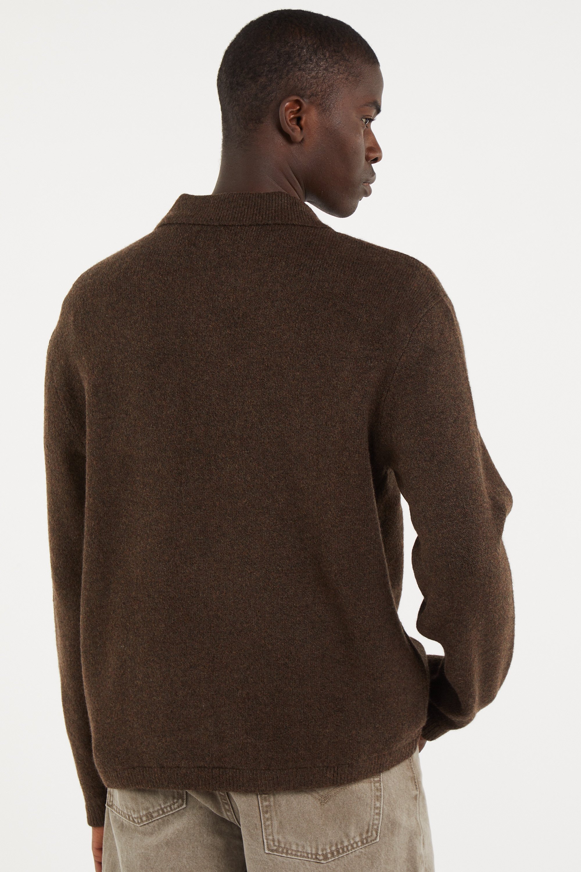 Pull col classique | Marron LEVI'S Homme