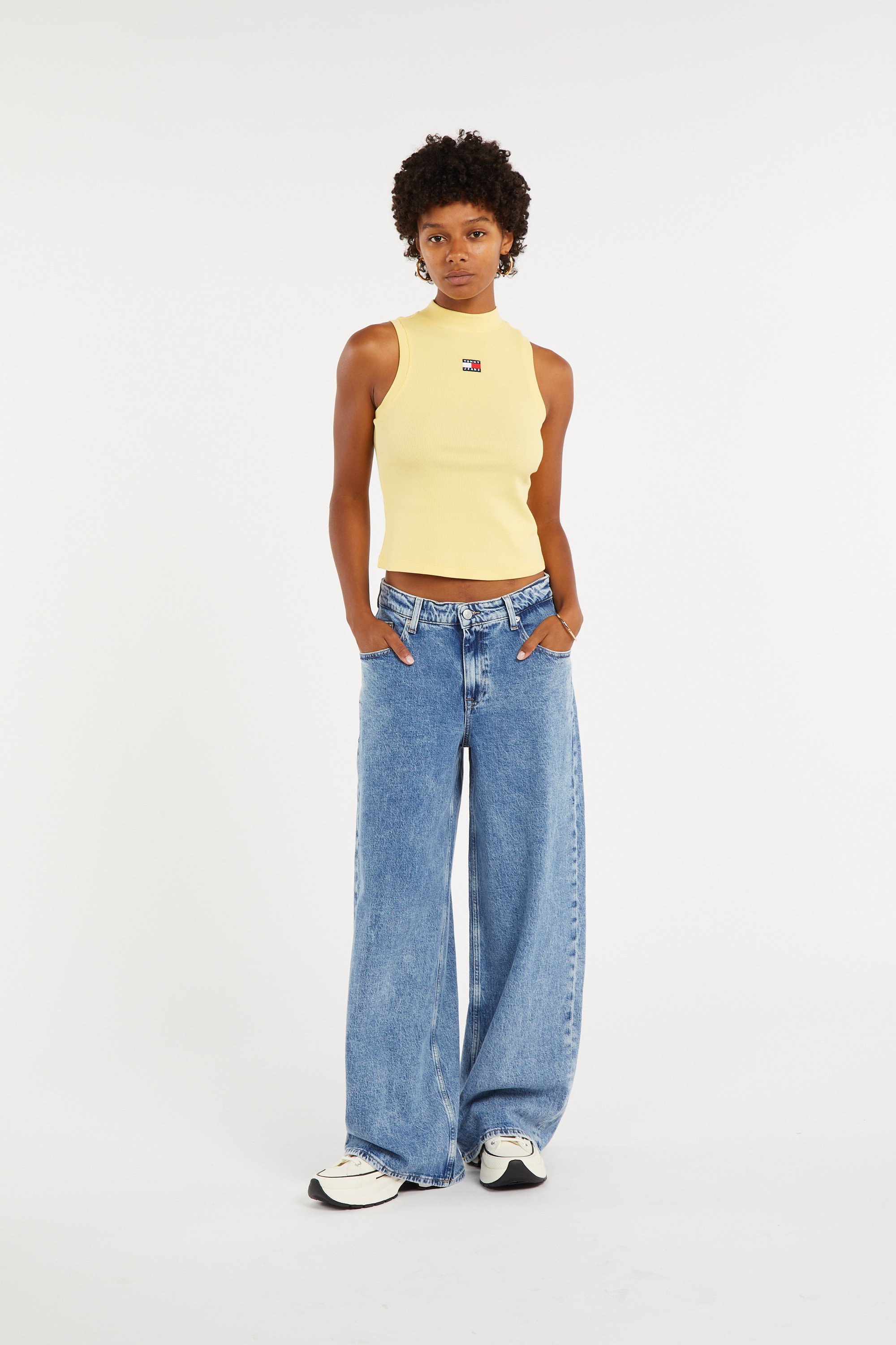 Tank top TOMMY JEANS Yellow