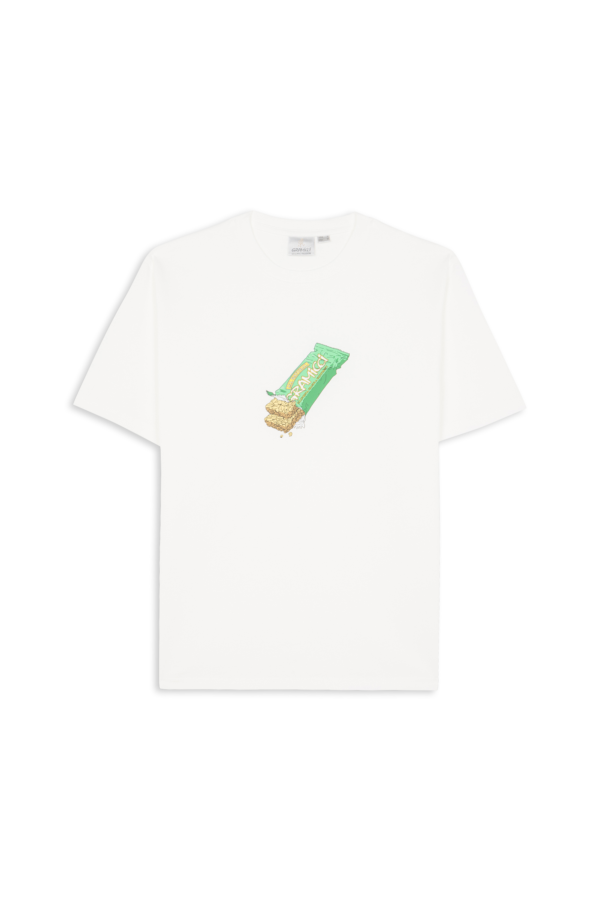 Regular-fit round-neck cotton T-shirt GRAMICCI White