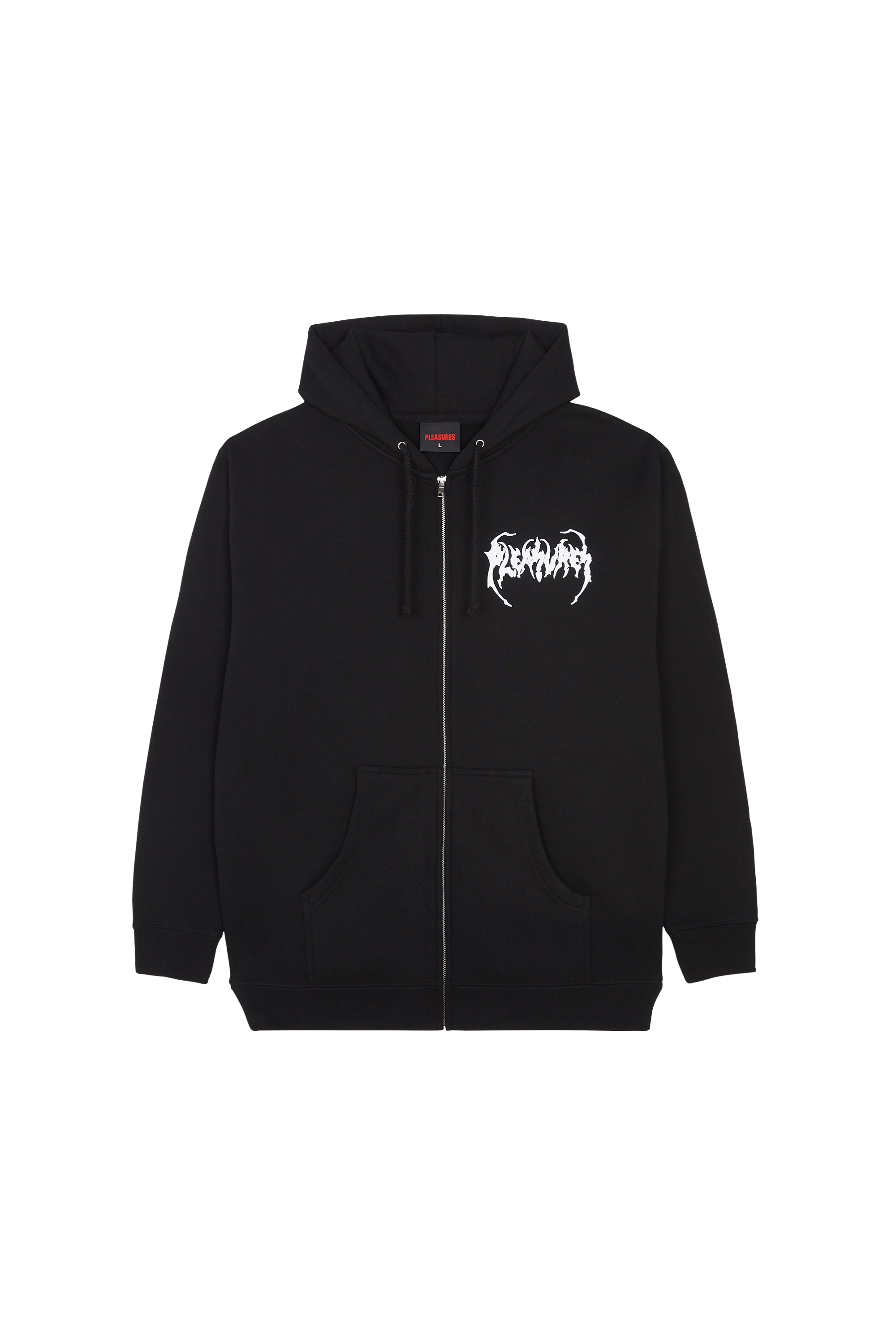 Zip-up hoodie Black