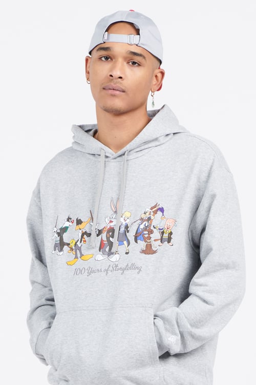 NEW ERA Hoodie Gris