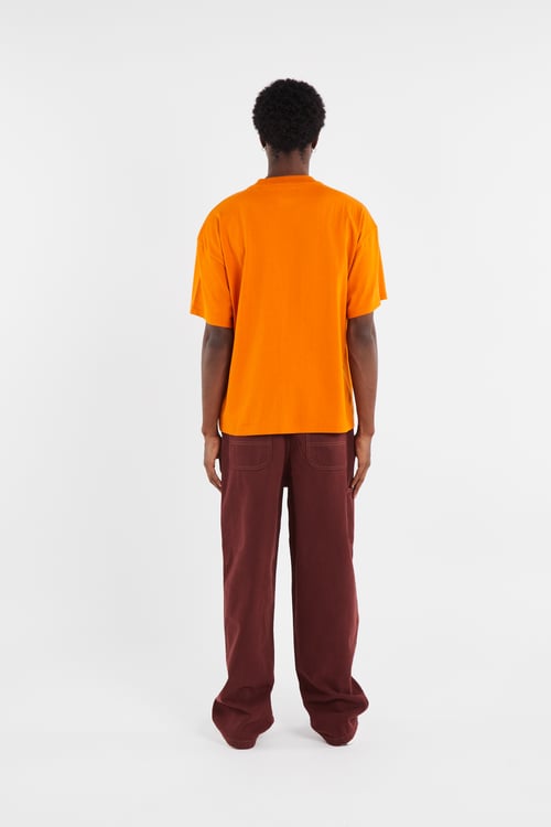 DICKIES Regular-fit round-neck cotton T-shirt Orange