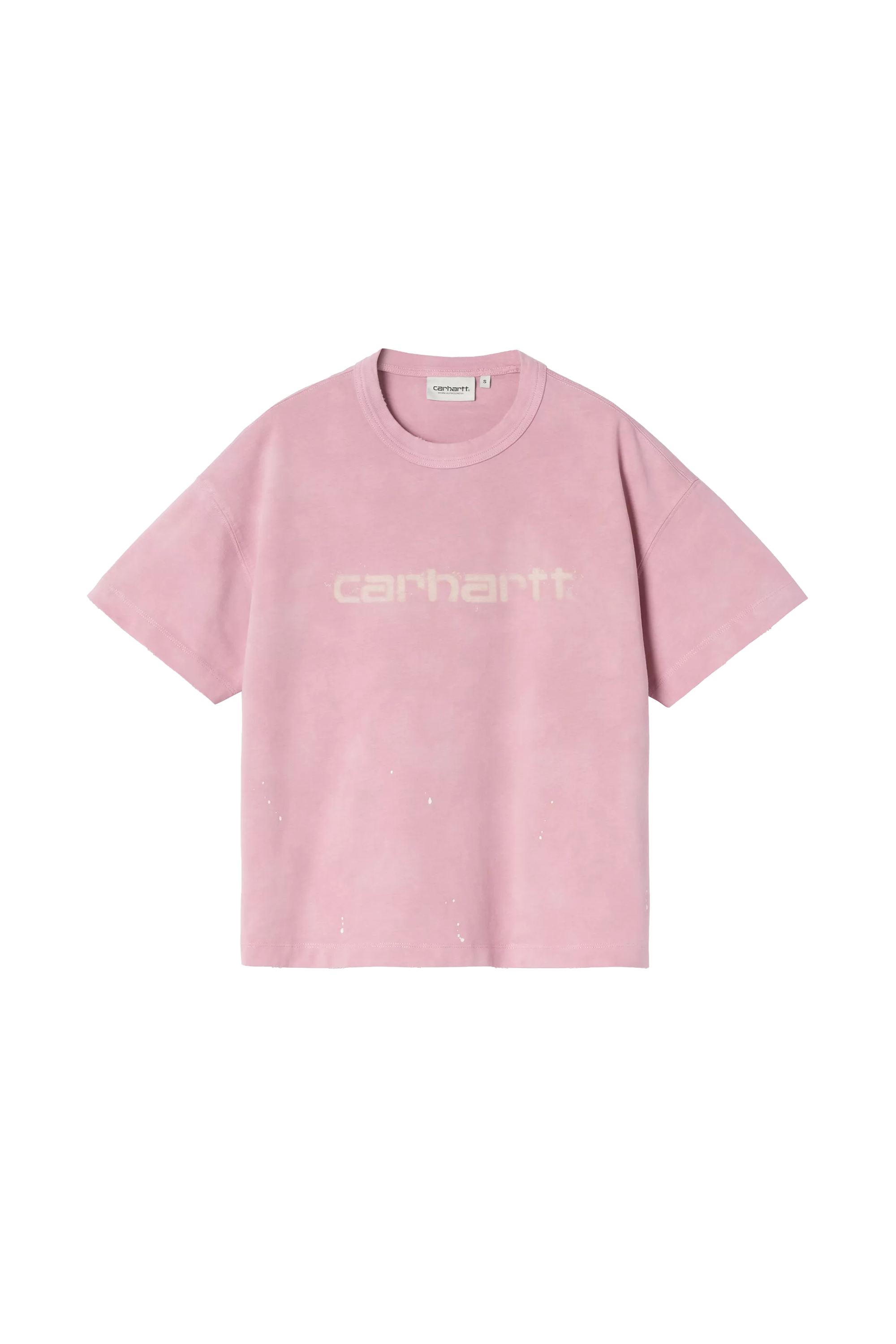 Regular-fit round-neck cotton T-shirt PAINTER Hortensia
