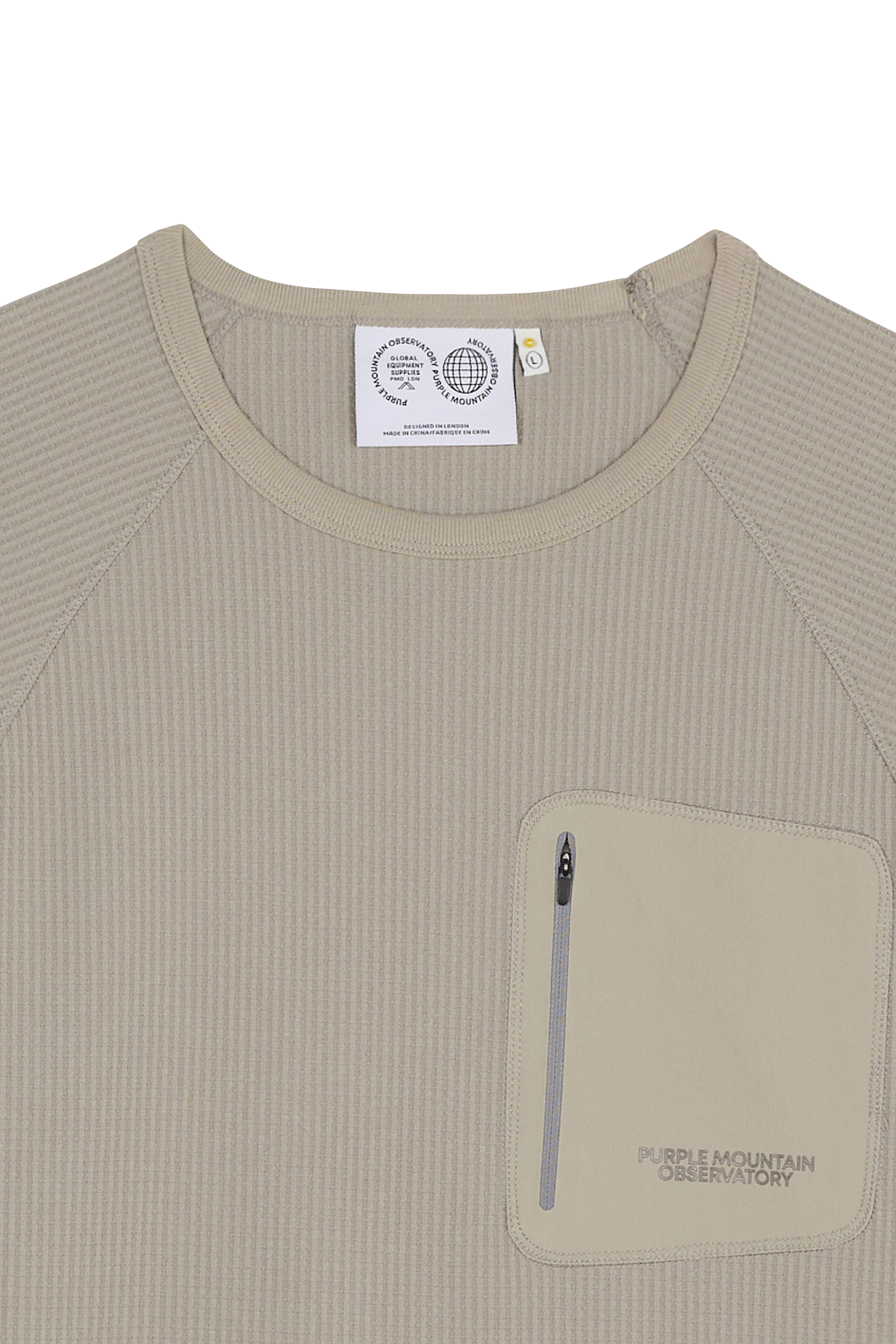 Regular-fit round-neck cotton T-shirt Grey